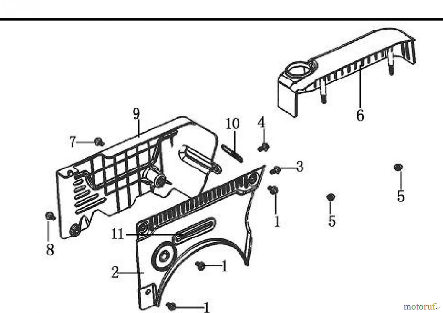  LONCIN Motoren Schneefräsen Motor LC185FDS  Abdeckung