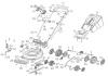 Güde Benzin-Rasenmäher Schnittbreite bis 50 cm Rasenmäher ECO WHEELER 464.2 R LI-ES - 95336 Ersatzteileversion FSL95336-01 Ersatzteile Seite 1