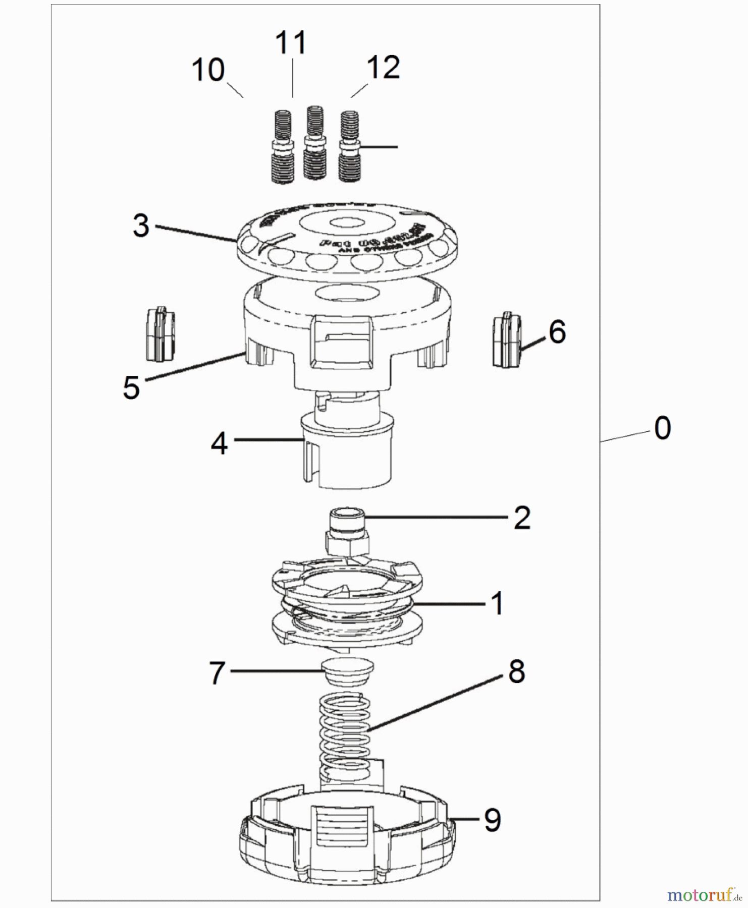 Echo Fadenköpfe Speed Feed 450 mit auswechselbaren Bolzen