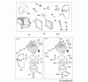 MTD-Motoren 1 P 70 FHA 752Z1P70FHA (2008) Ersatzteile MOTORDICHTSATZ, REPARATURKIT VERGASER
