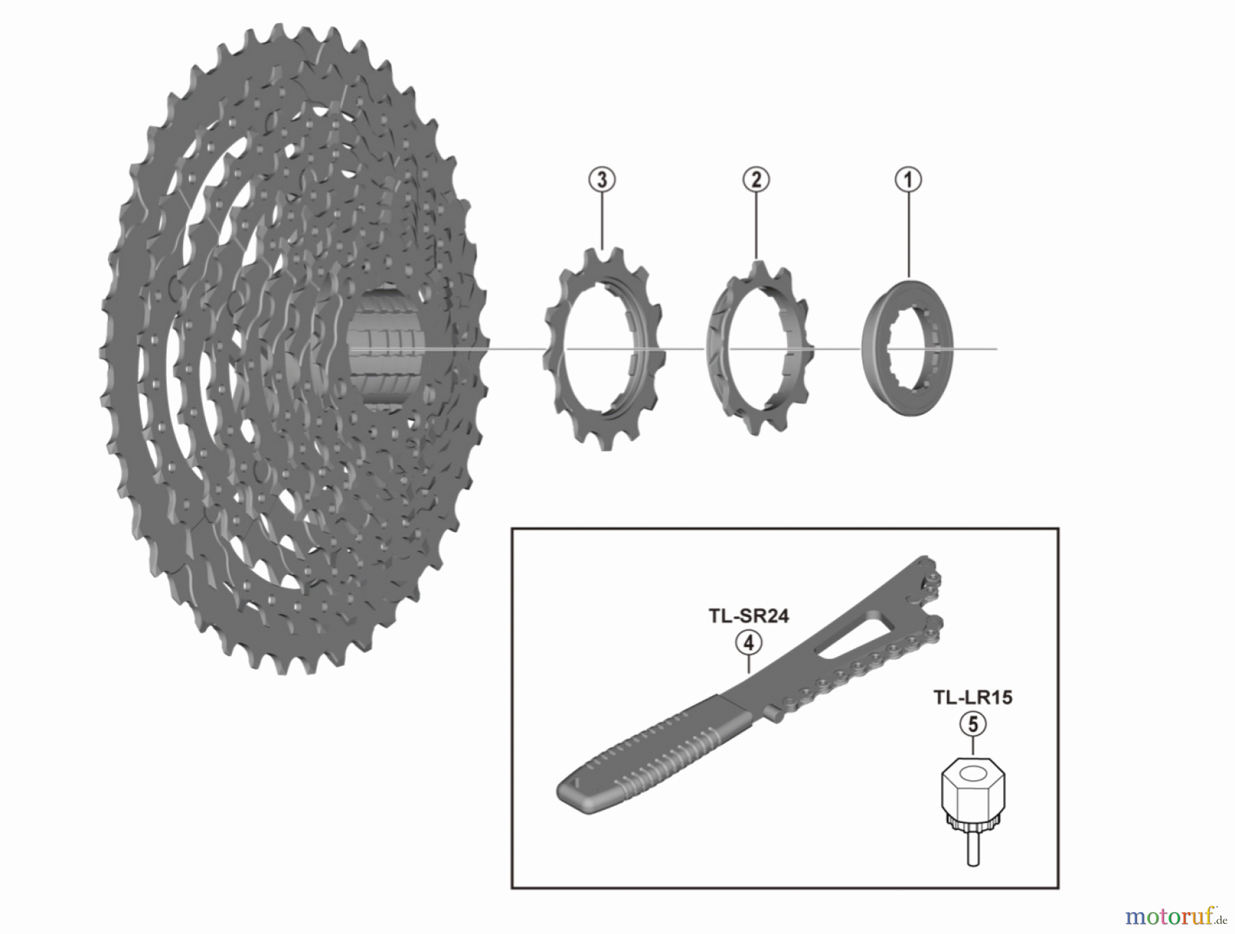 Shimano CS Cassette / Zahnkranz CS-M4100 DEORE (10-speed) Cassette Sprocket