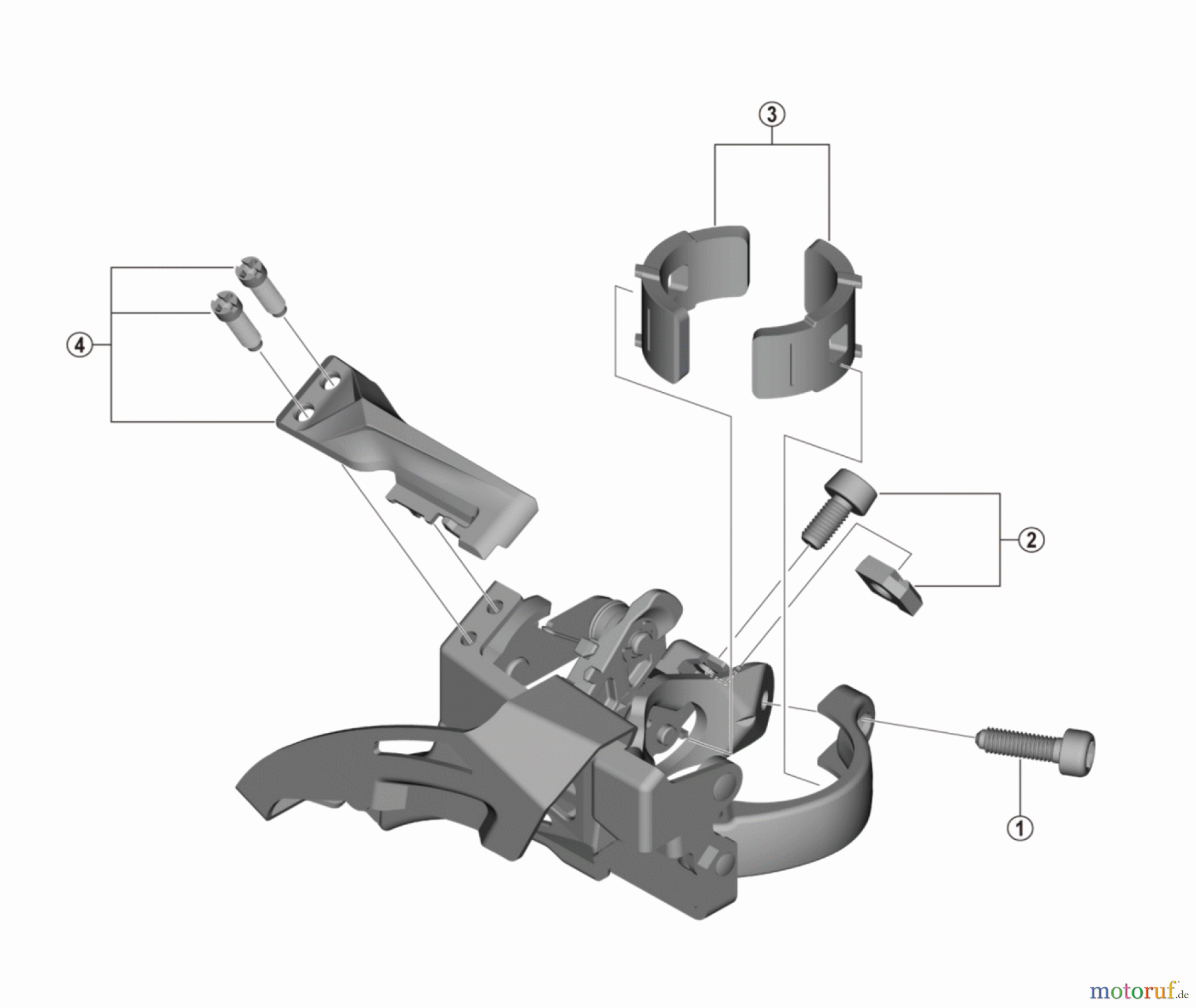 Shimano FD Front Derailleur - Umwerfer FD-M2020-TS ALTUS Front Derailleur (2x9-speed)
