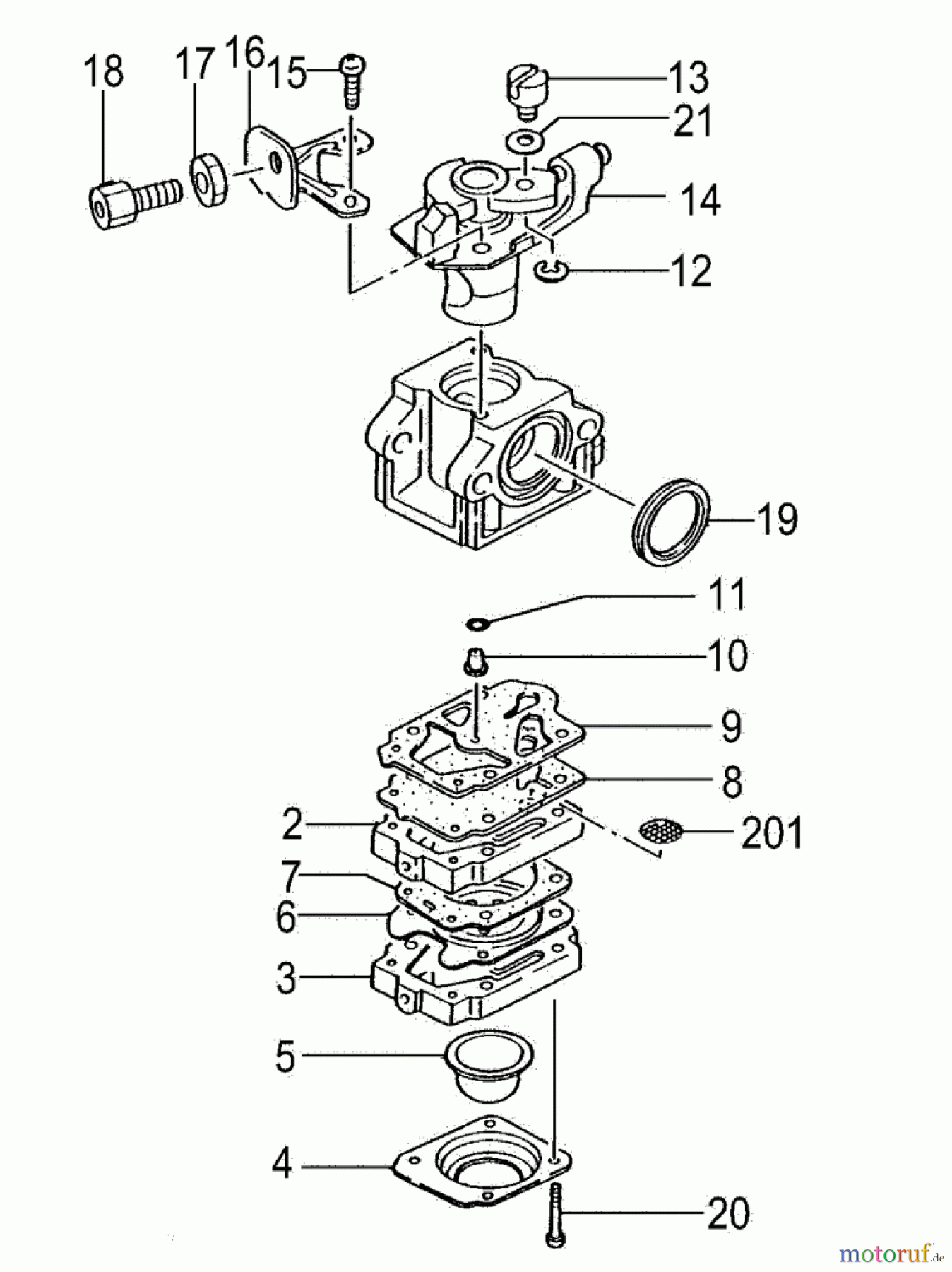Tanaka Trimmer, Motorsensen TBC-2501 DS CARBURETOR