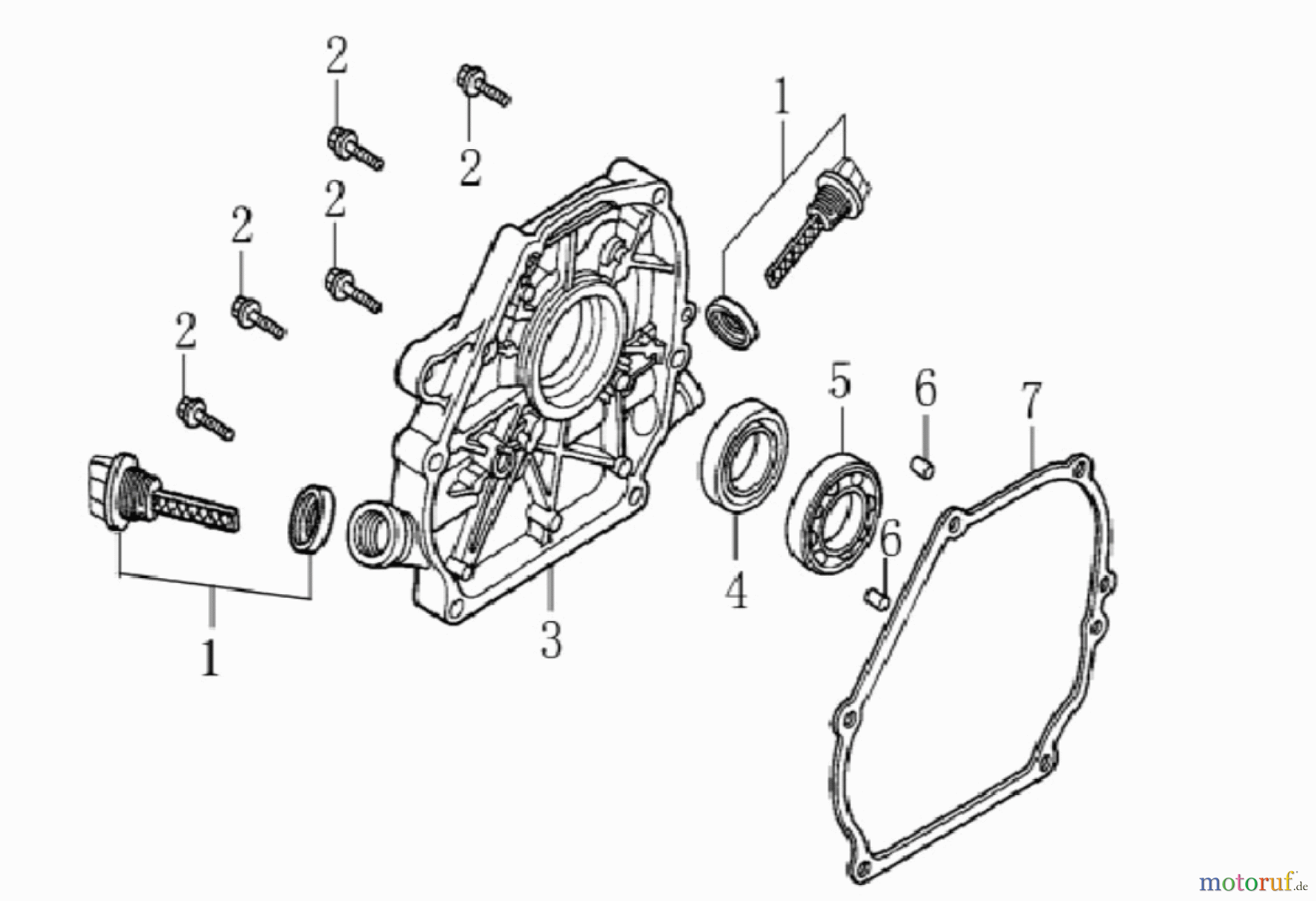  LONCIN Motoren Schneefräsen Motor LC165FDS, 170FDS Ölwanne