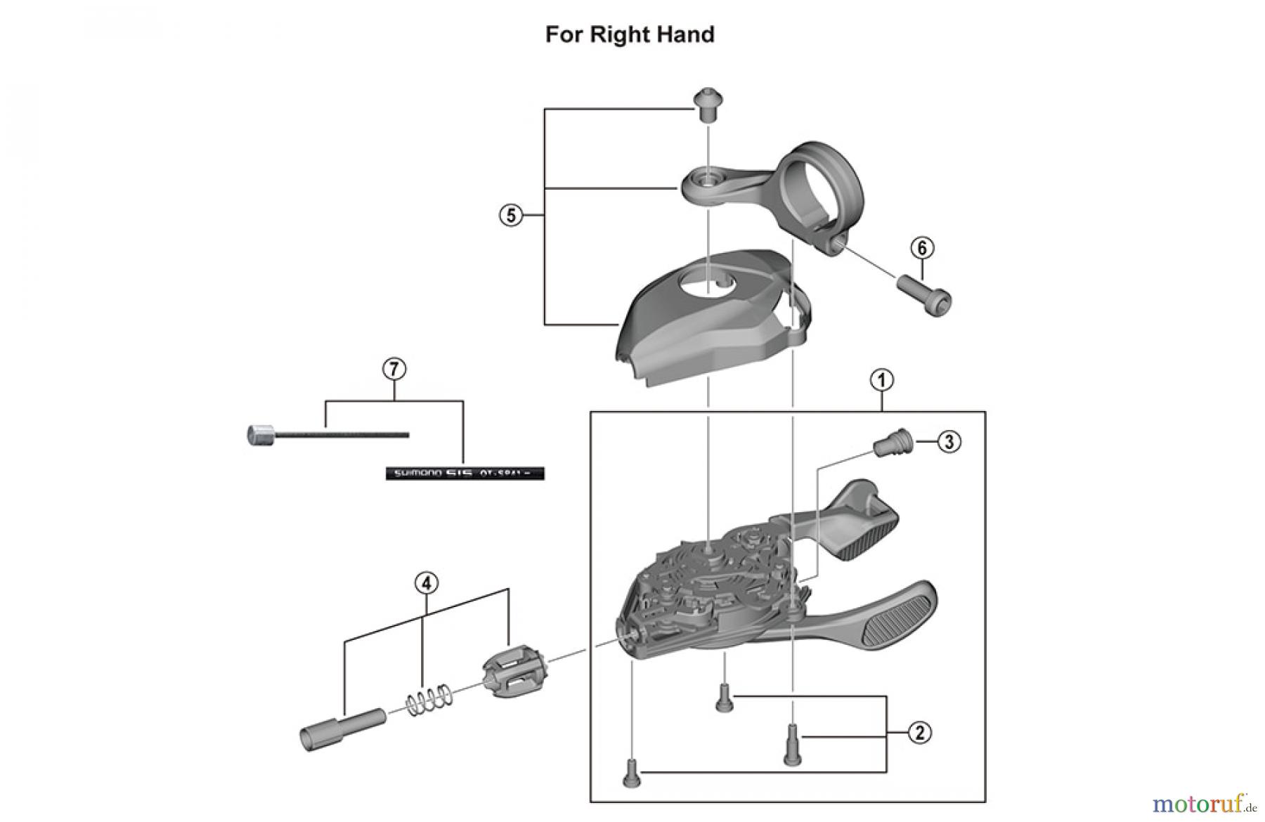 Shimano SL Shift Lever - Schalthebel SL-M8130 DEORE XT