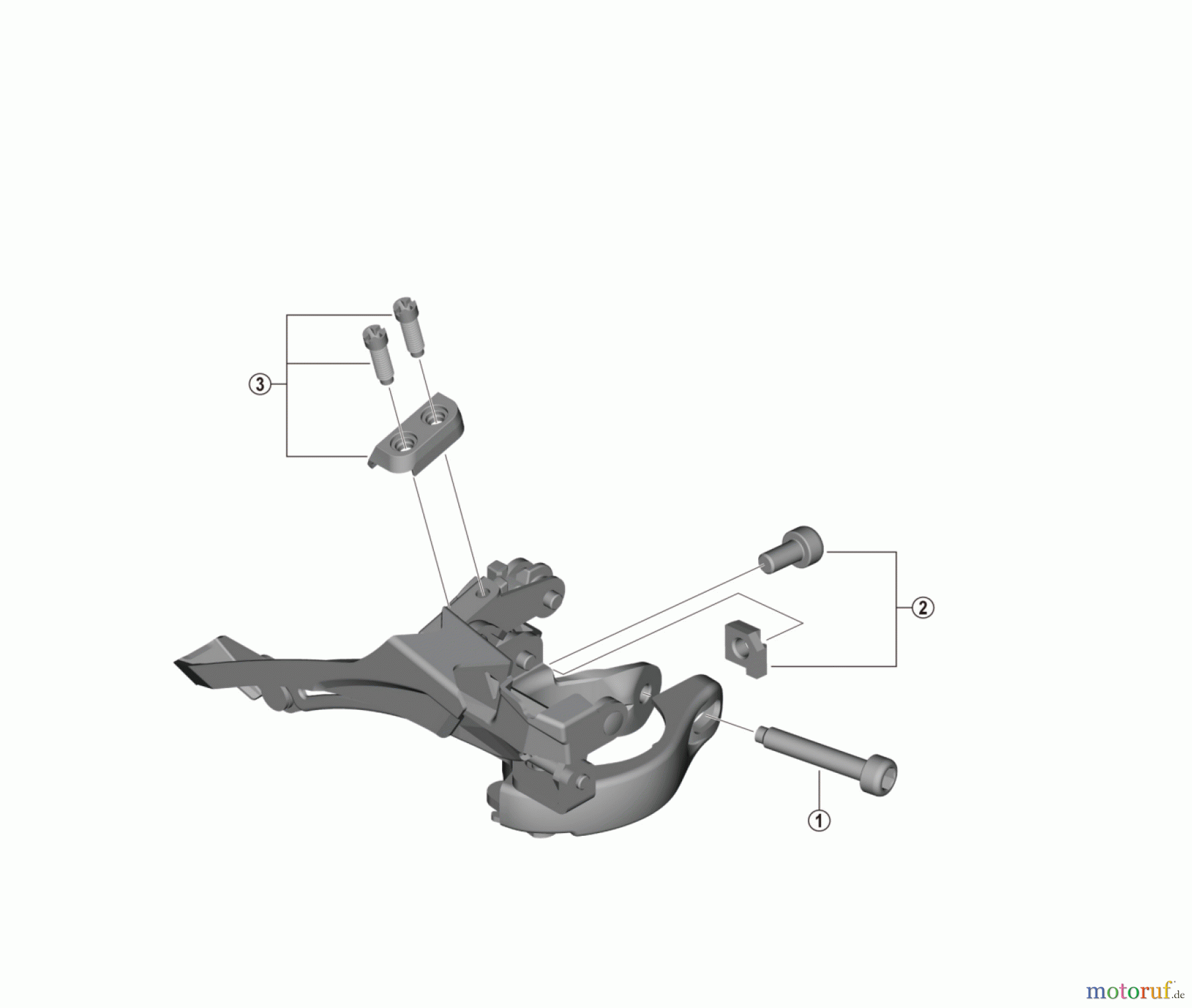 Shimano FD Front Derailleur - Umwerfer FD-TY606 TOURNEY Front Derailleur