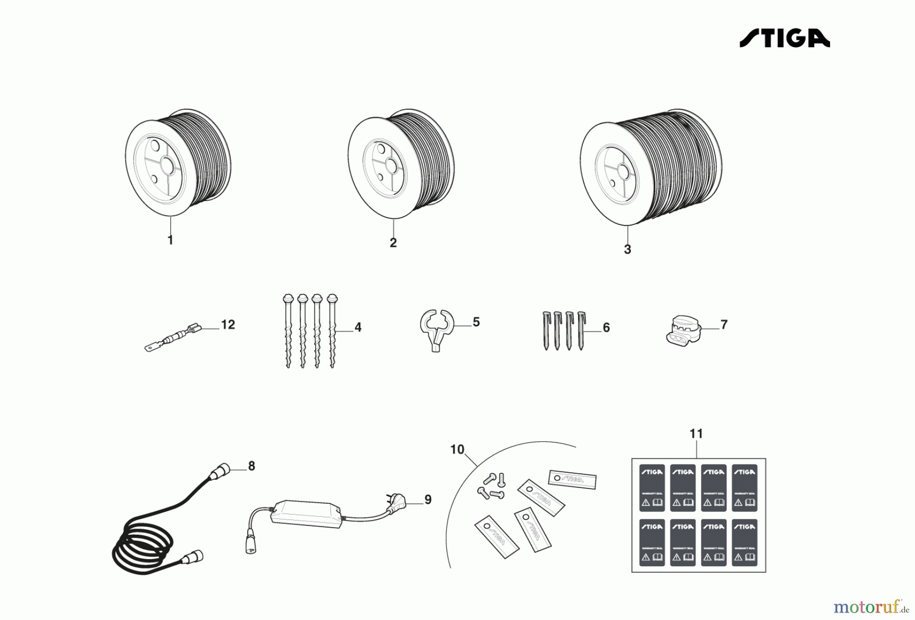 Stiga Mähroboter Baujahr 2023 G 600 2R3101018/ST2 Zubehör