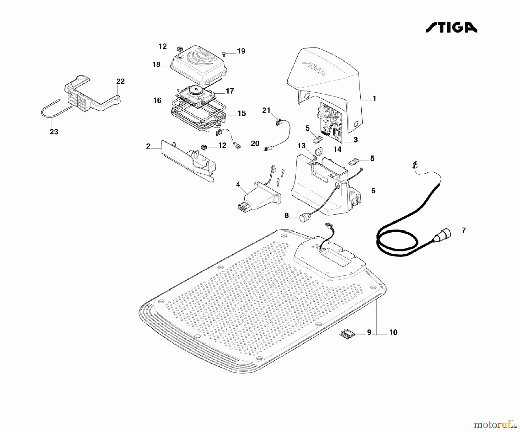 Stiga Mähroboter Baujahr 2023 A 1500 (2023) 2R7102028/ST1 Ladestation