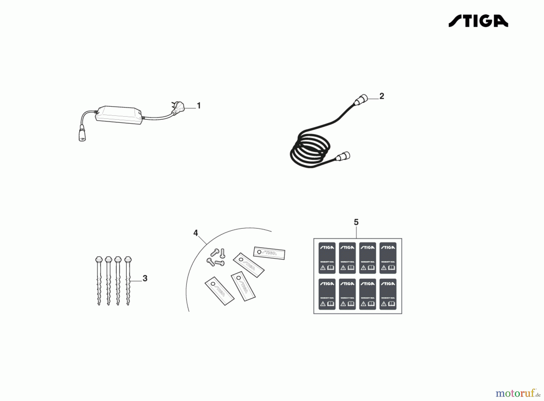 Stiga Mähroboter Baujahr 2023 A 1500 (2023) 2R7102028/ST1 Zubehör