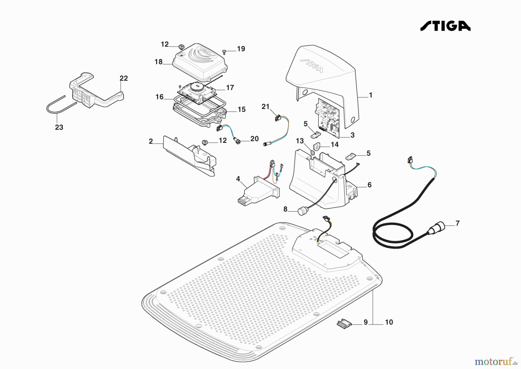 Stiga Mähroboter Baujahr 2023 A 3000 (2023) 2R9102028/ST1 Ladestation