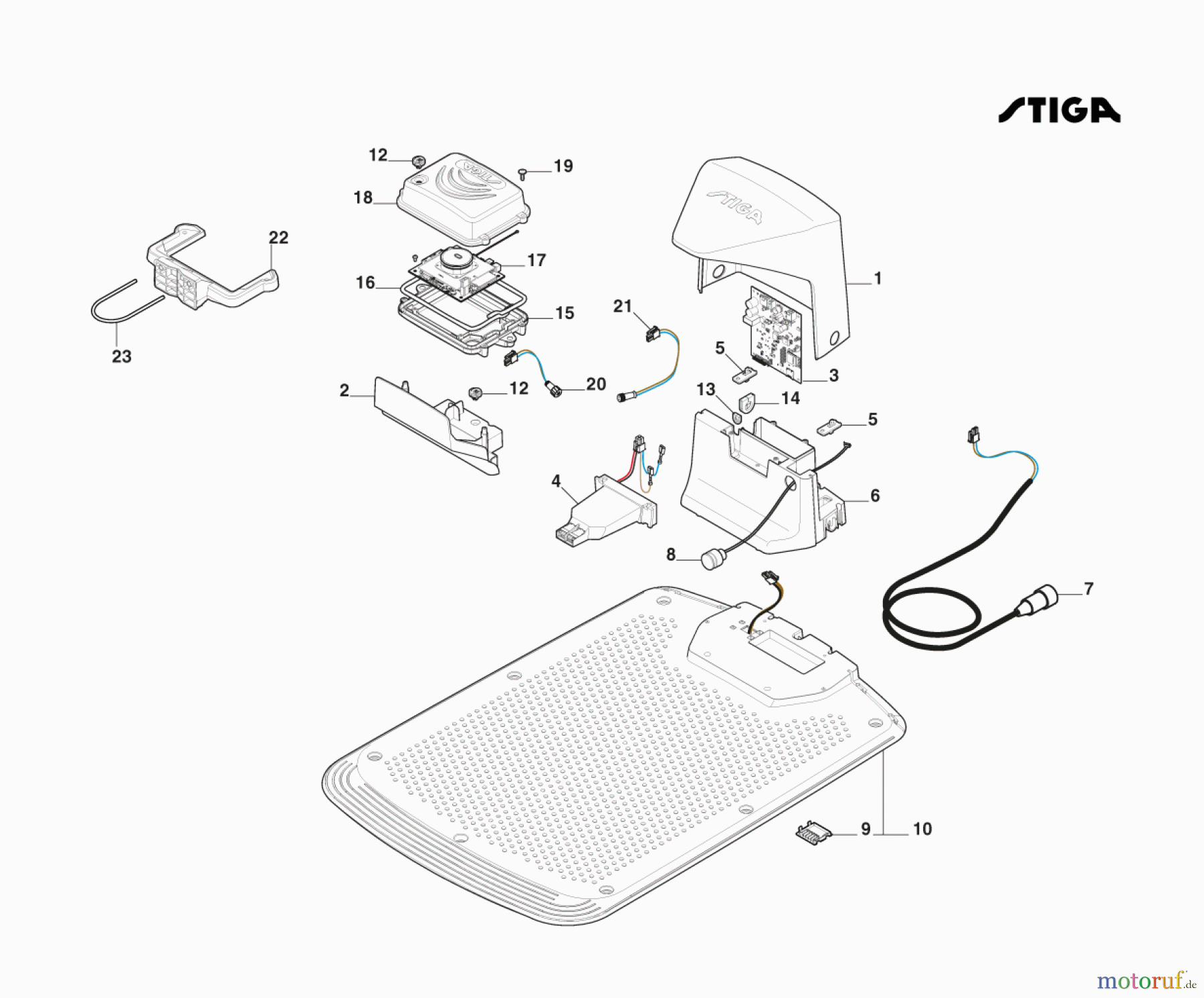 Stiga Mähroboter Baujahr 2023 A 5000 (2023) 2R9106028/ST1 Ladestation