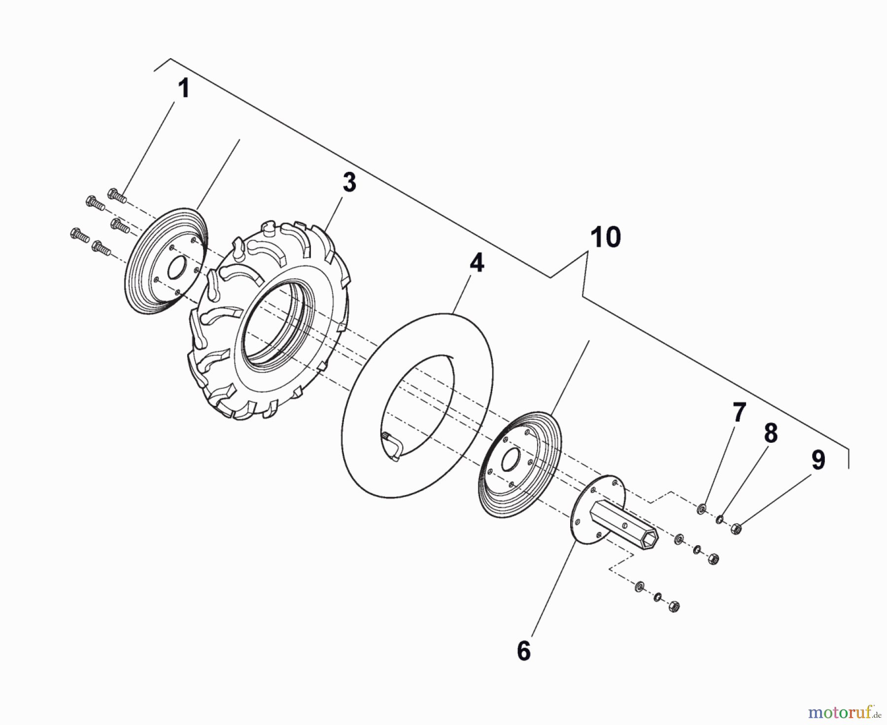 Stiga Motorhacken Baujahr 2023 Benzin SRC 685 RG (2023) 213851142/ST1 Räder