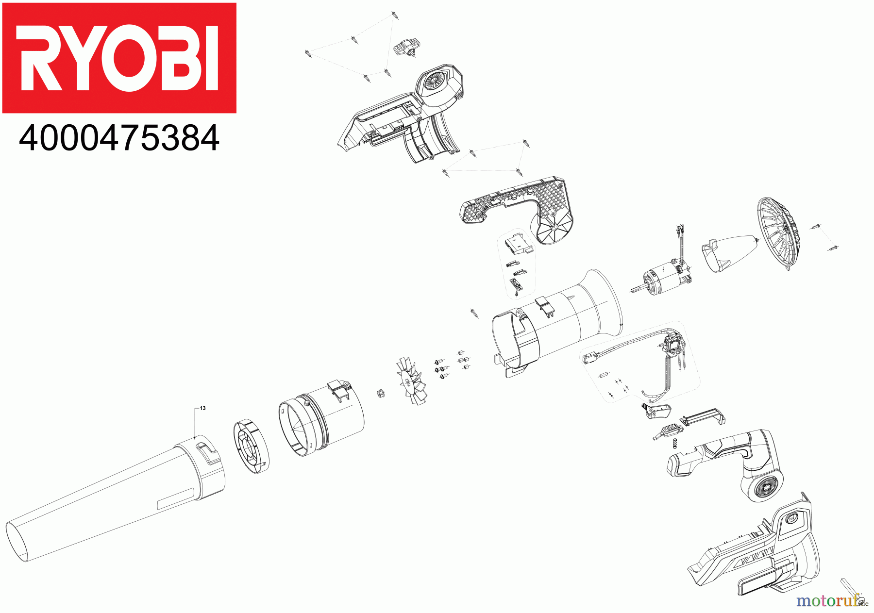  Ryobi Laubsauger und Laubbläser Blasgeräte RY36BLA Seite 1