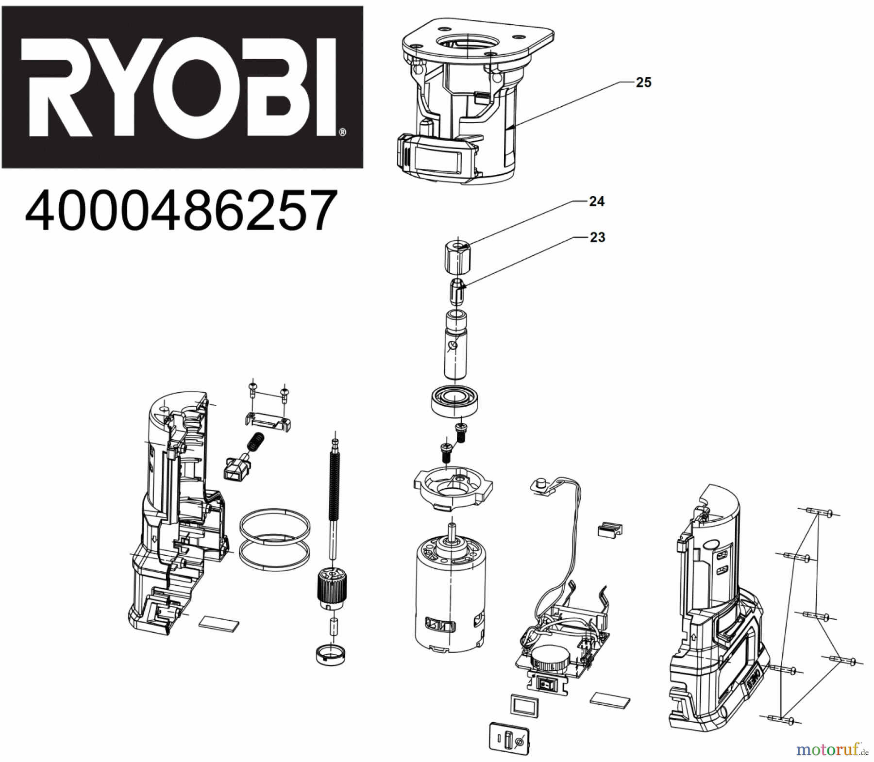 Ryobi Oberfräsen RTR18