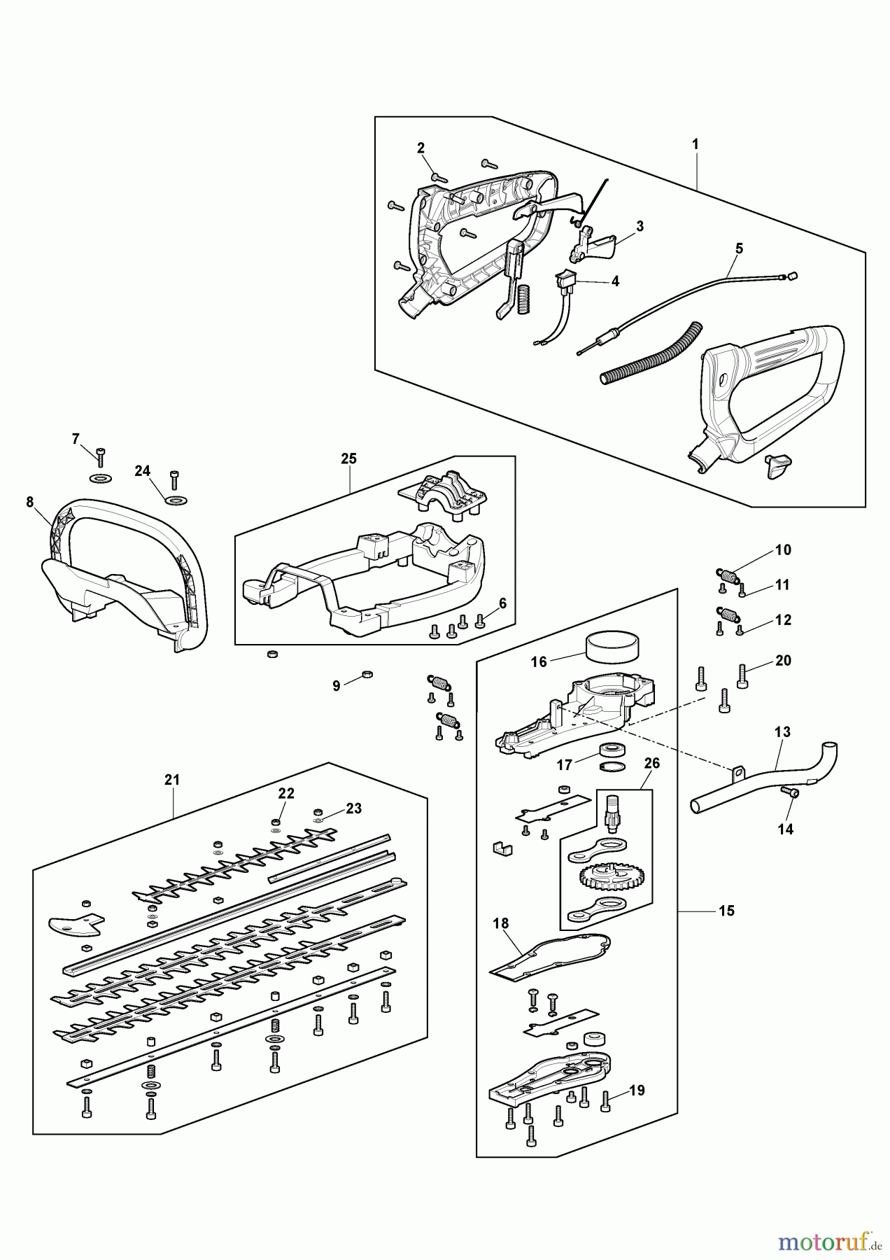  Stiga Heckenscheren Baujahr 2023 HT 525 252421008/ST2 2023 Heckenschere