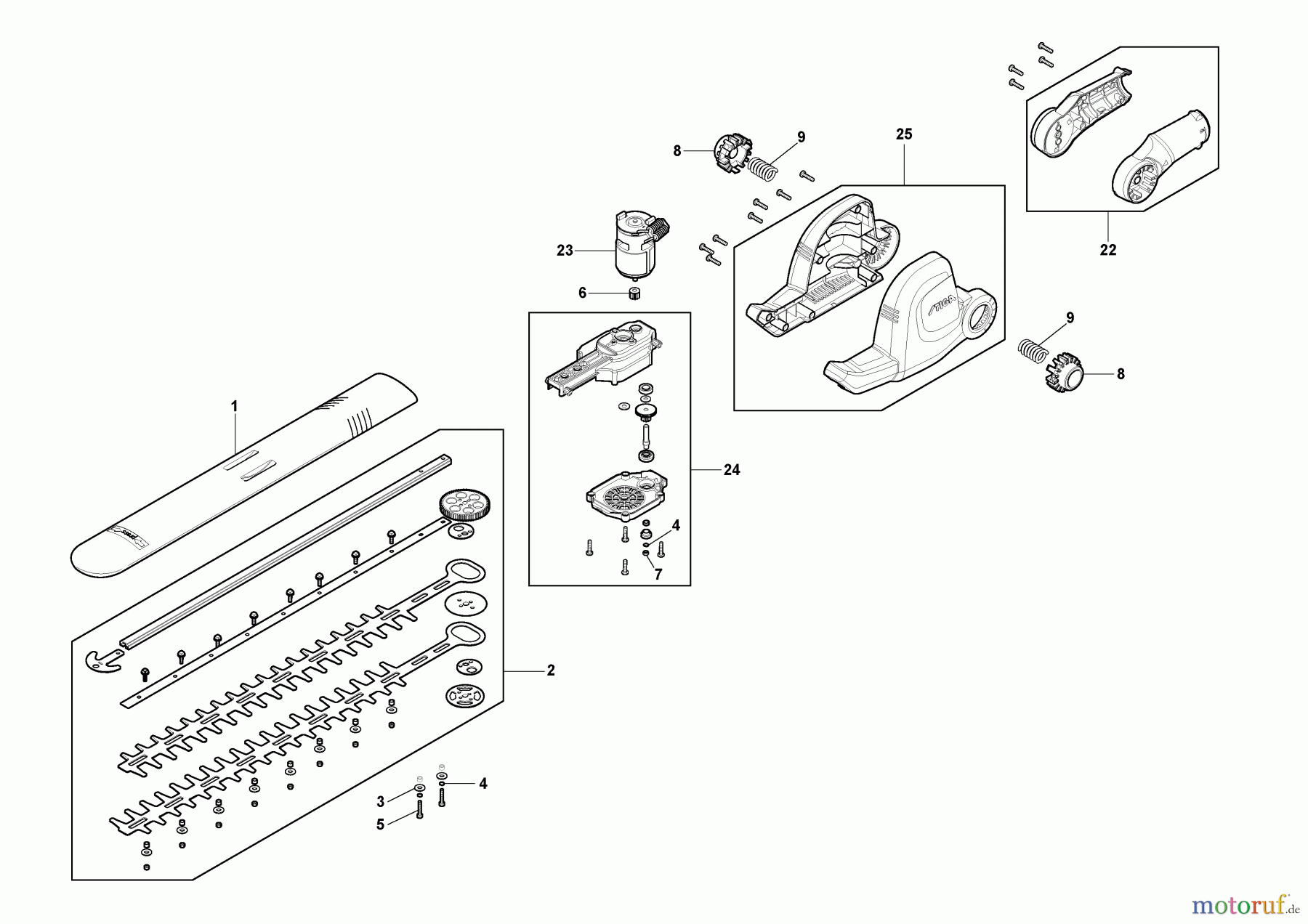  Stiga Heckenscheren Baujahr 2023 PH 700e 277710038/ST2 2023 Heckenschere Zubehörteil