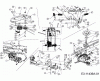 Wolf-Garten E 13/92 H 13AB715E650 (2020) Ersatzteile HYDROSTAT, KEILRIEMEN, PEDALE, BREMSSTANGE, HINTERACHSHALTER