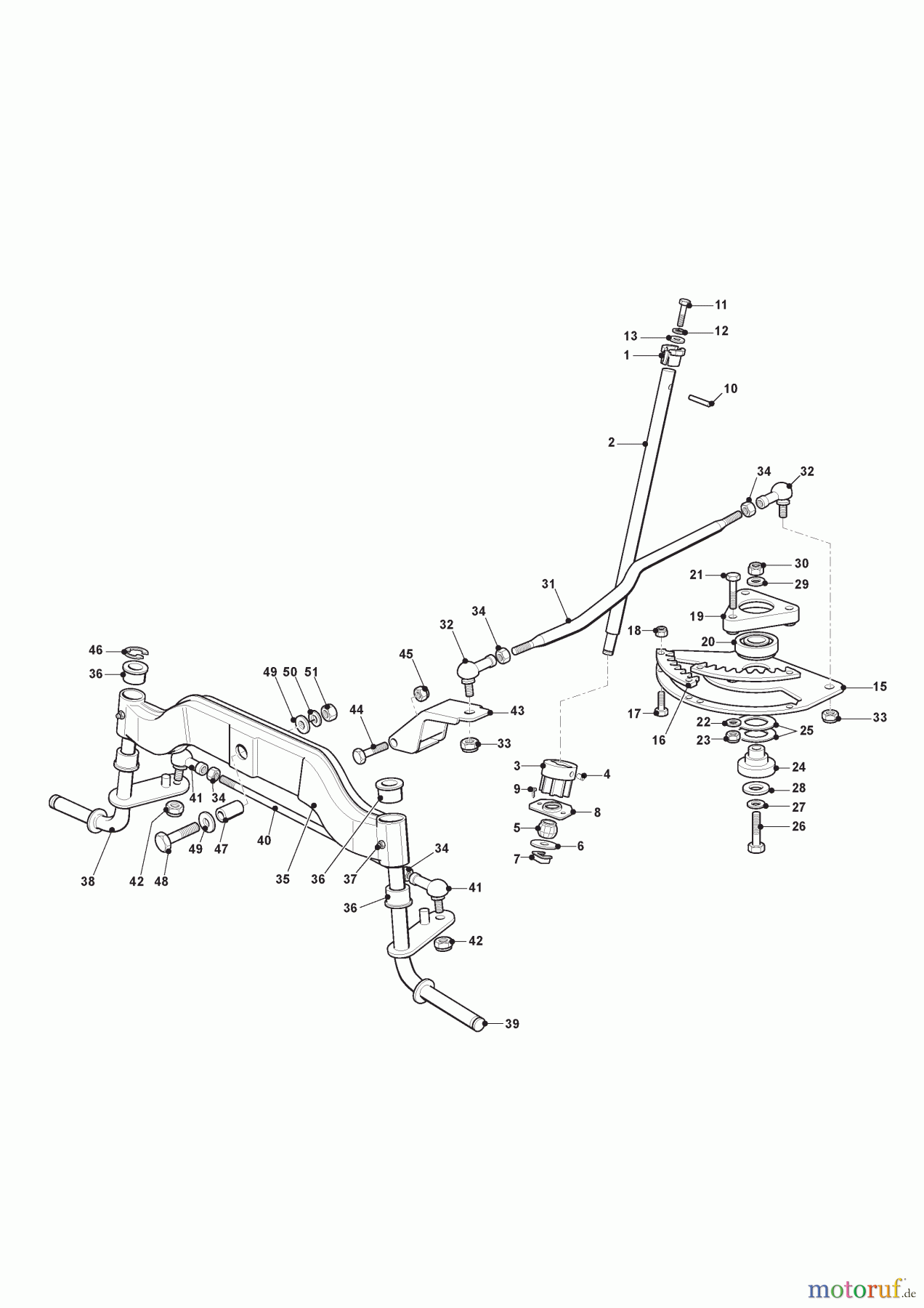  Stiga Aufsitzmäher Baujahr 2024 ESTATE 7122 W (2024) [2T1310481/ST3P] Lenkgetriebe