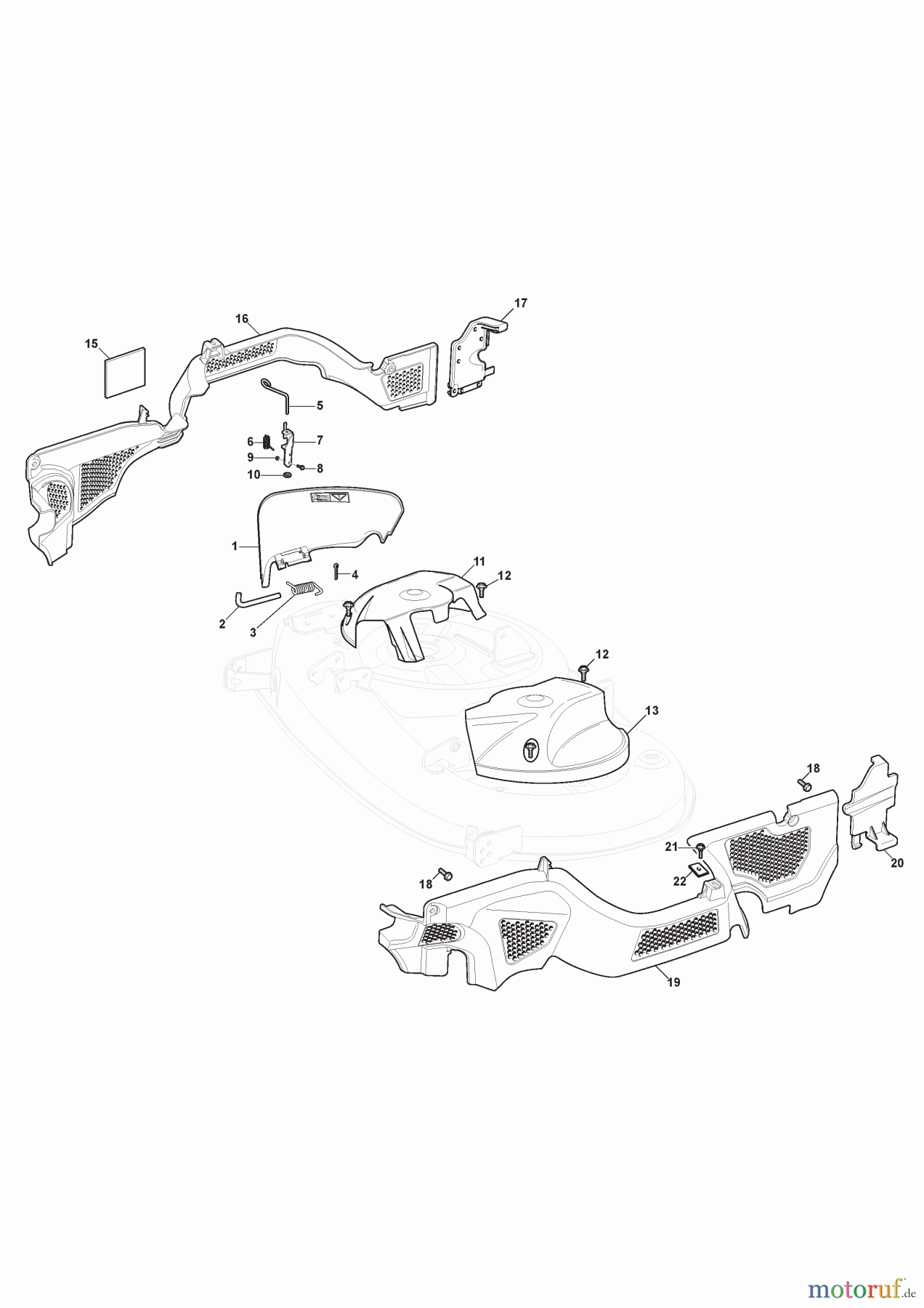 Stiga Aufsitzmäher Baujahr 2024 TORNADO 398 M (2024) 2T0510481/ST3 Schutz, Riemen