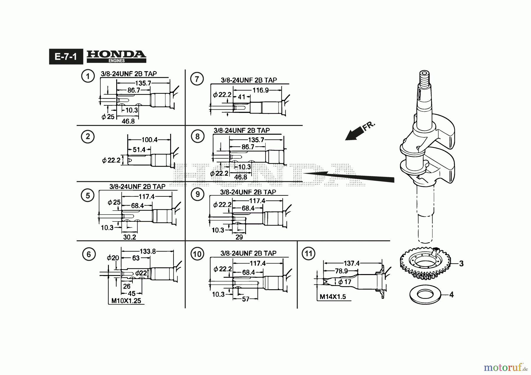 Global Garden Products GGP Rasenmäher Baujahr 2015 CSC 534 WSQ (2015) 295546933/MTR Crankshaft