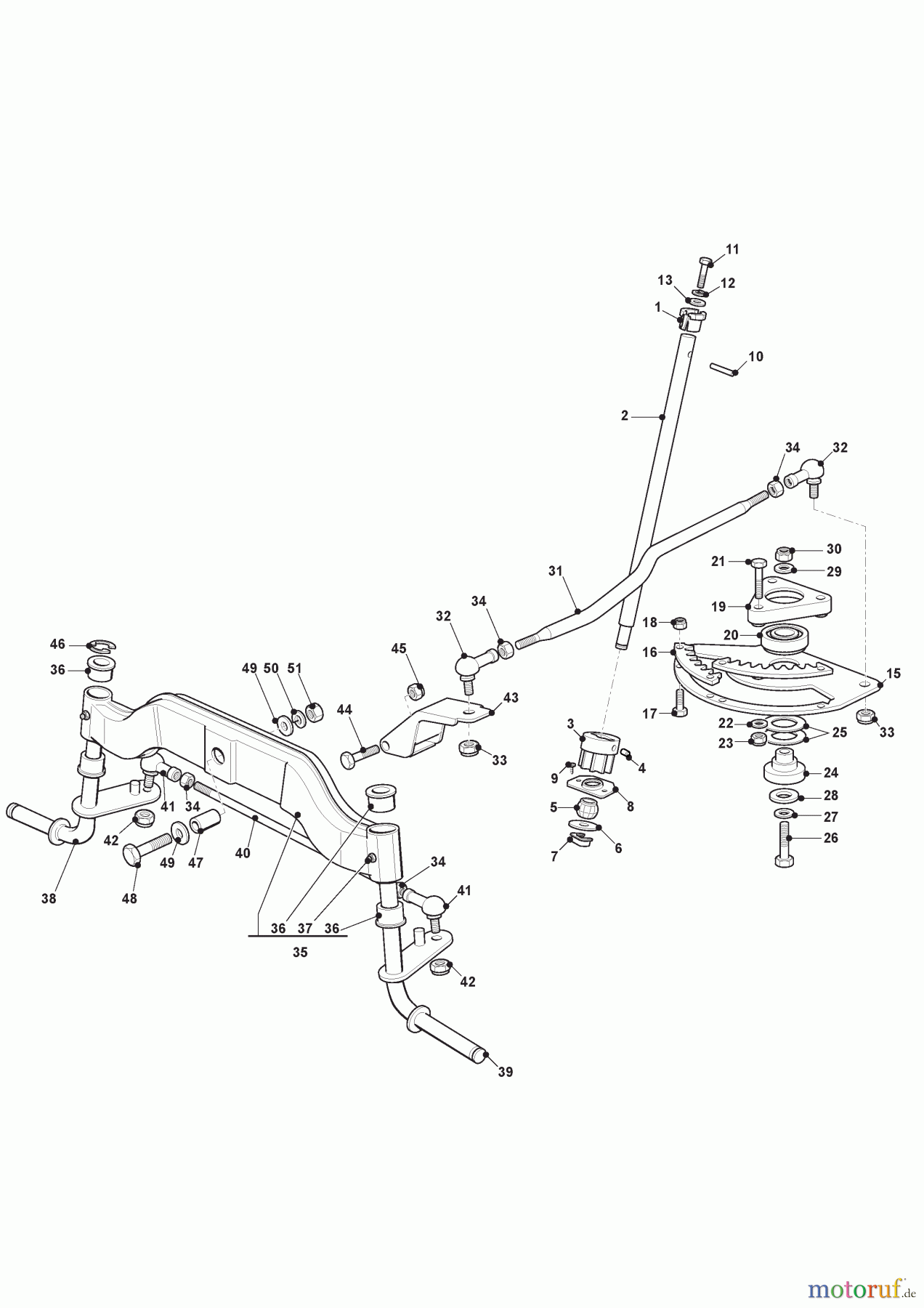  Stiga Aufsitzmäher Baujahr 2024 ESTATE 792 (2024) [2T0780481/ST1P] Lenkung