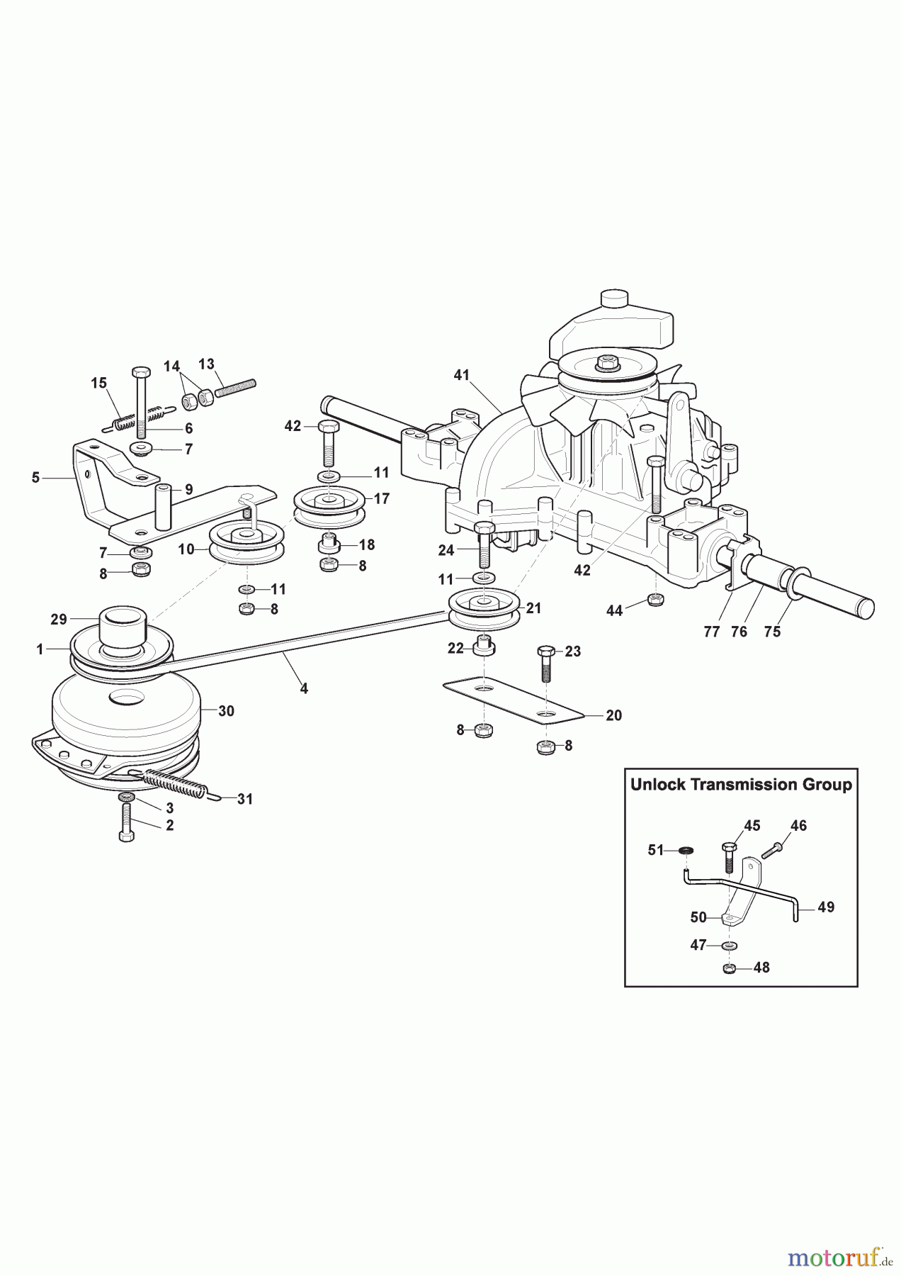  Stiga Aufsitzmäher Baujahr 2024 TORNADO 7108 W (2024) [2T1835481/ST1P] Getriebe Tuff Torq mit elektromagnetischer Kupplung