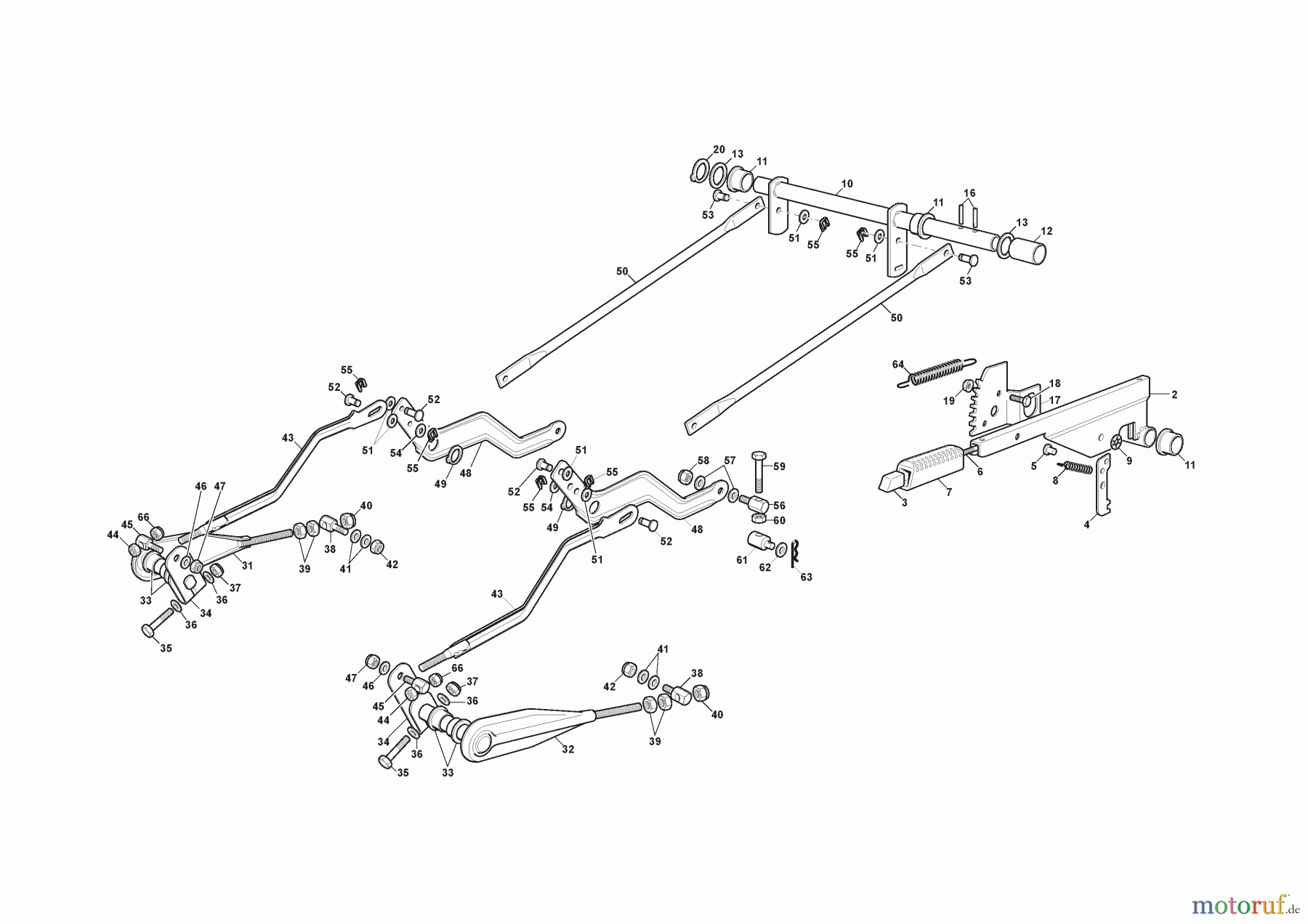  Stiga Aufsitzmäher Baujahr 2024 TORNADO 7108 W (2024) [2T1835481/ST1P] Schneidwerkzeug Aufhebesatz 