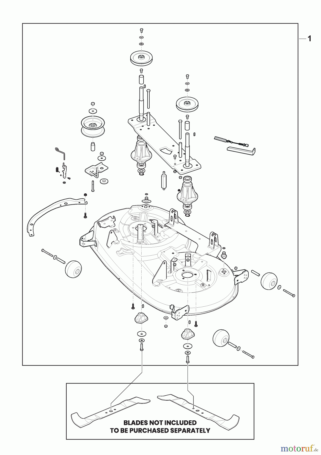  Stiga Aufsitzmäher Baujahr 2024 TORNADO 7108 W (2024) [2T1835481/ST1P] Ens. Plateau De Coupe - TCSD 108