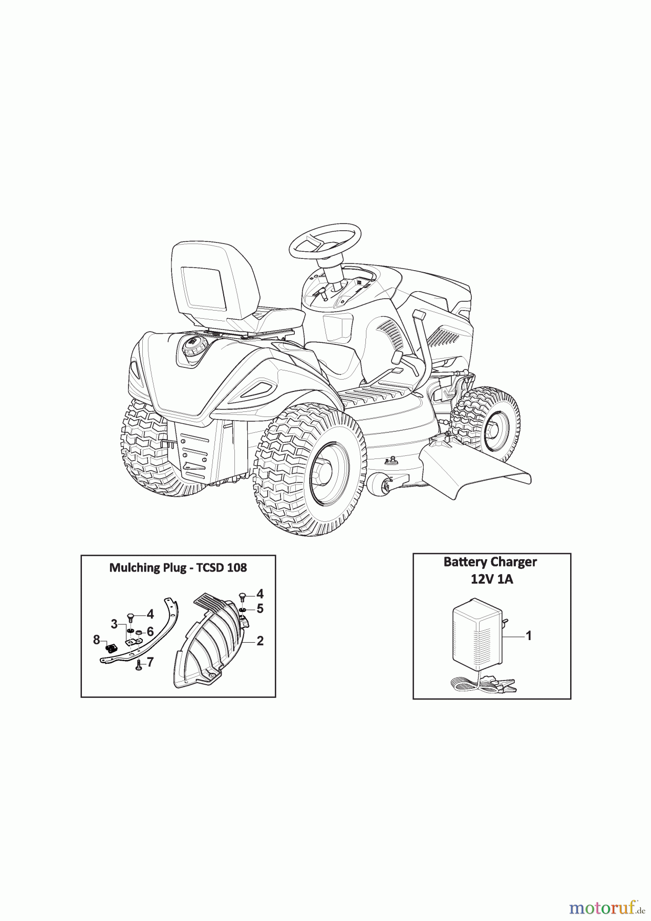  Stiga Aufsitzmäher Baujahr 2024 TORNADO 7108 W (2024) [2T1835481/ST1P] Zubehoere Nach Anfrage