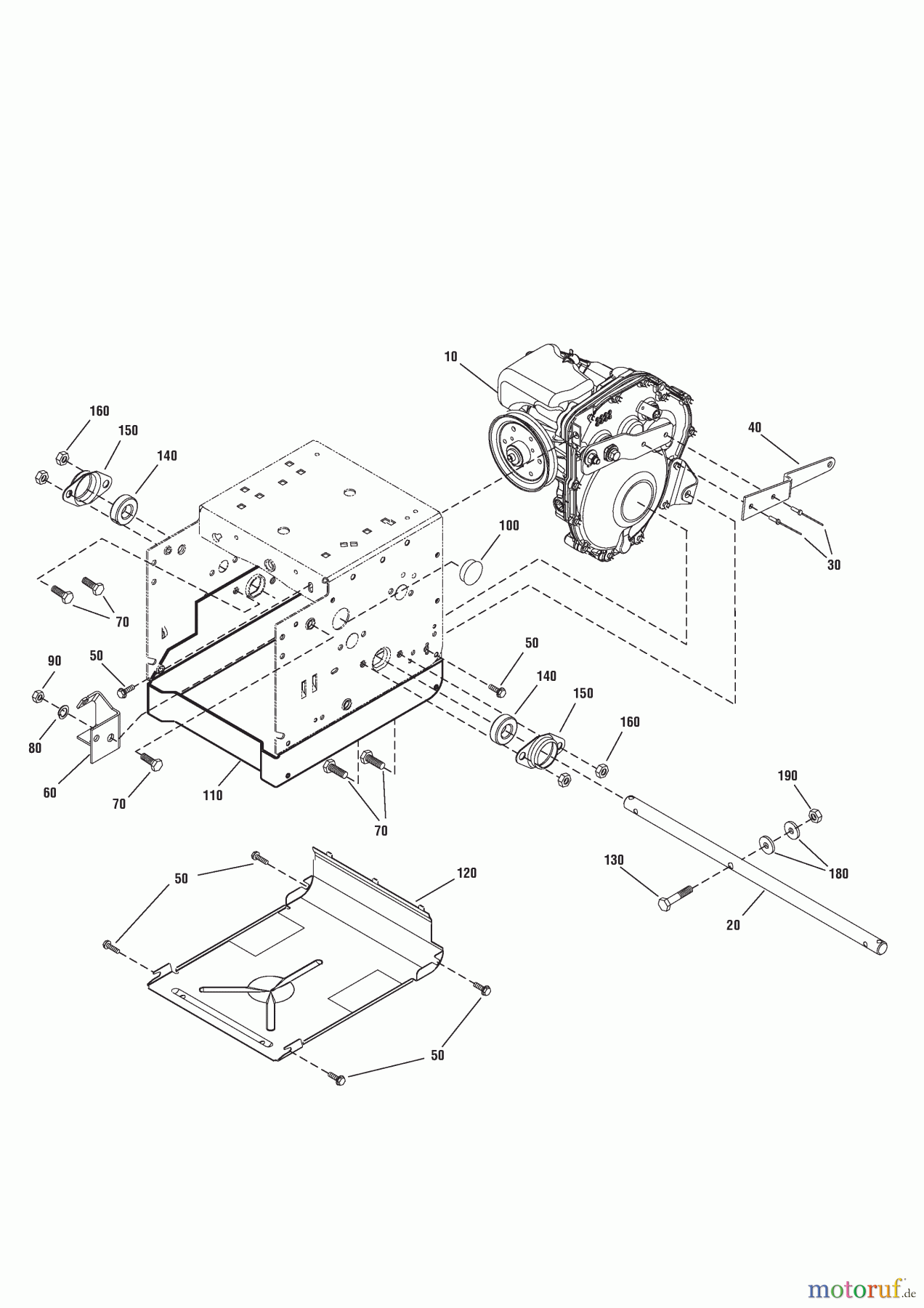 Stiga Schneefräsen Baujahr 2013 1381 HST (2013), 18-2852-32 Antrieb