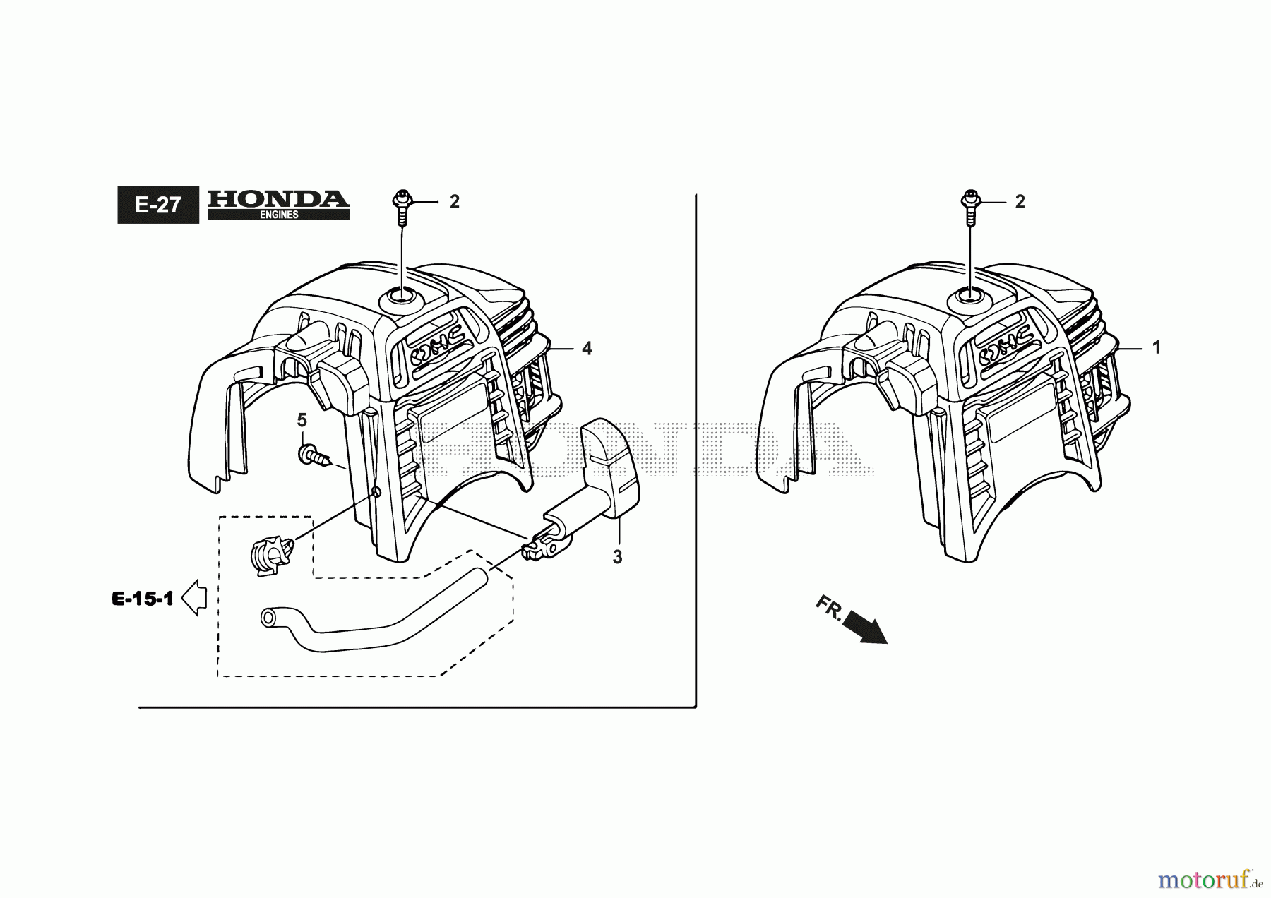 Stiga Motorsensen, Trimmer Baujahr 2024 BC 425 HD (2024) 281221003/21 mit Honda GX25 Abdeckung
