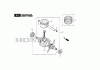 Stiga Baujahr 2024 BC 450 HD (2024) 281521003/21 mit Honda GX50 Ersatzteile Crankshaft/Piston - GX50