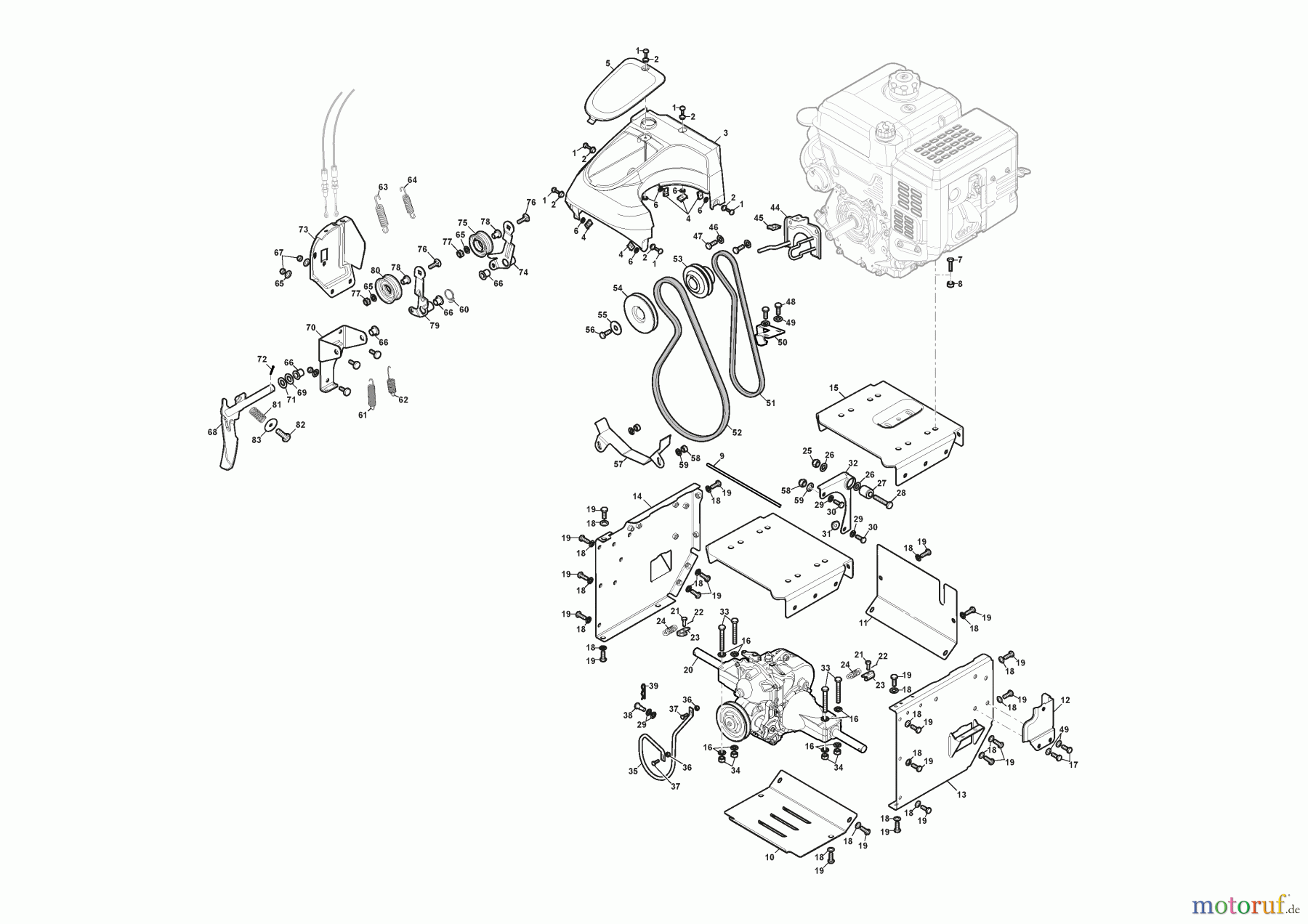Stiga Schneefräsen Baujahr 2024 ST 976 T (2024)2S2767615/ST1 Getriebe