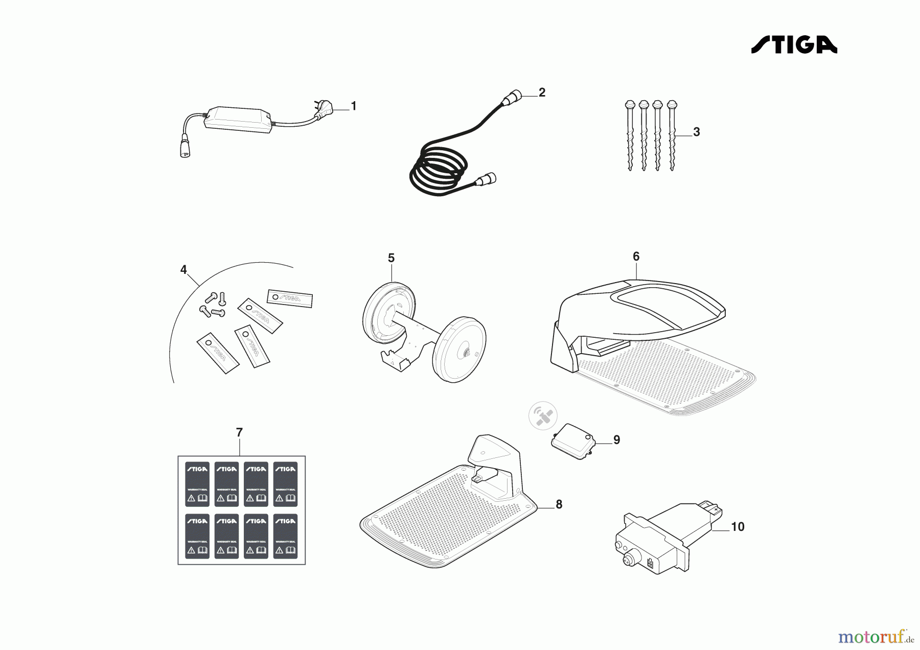  Stiga Mähroboter Baujahr 2024 A 10000 (2024) 2R9106228/ST1 Zubehör