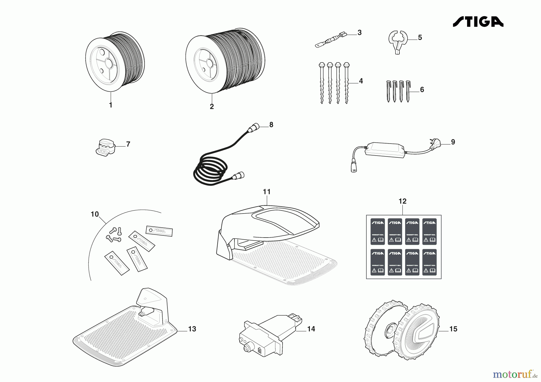  Stiga Mähroboter Baujahr 2024 G 1200 (2024) 2R3102018/ST2 Zubehör