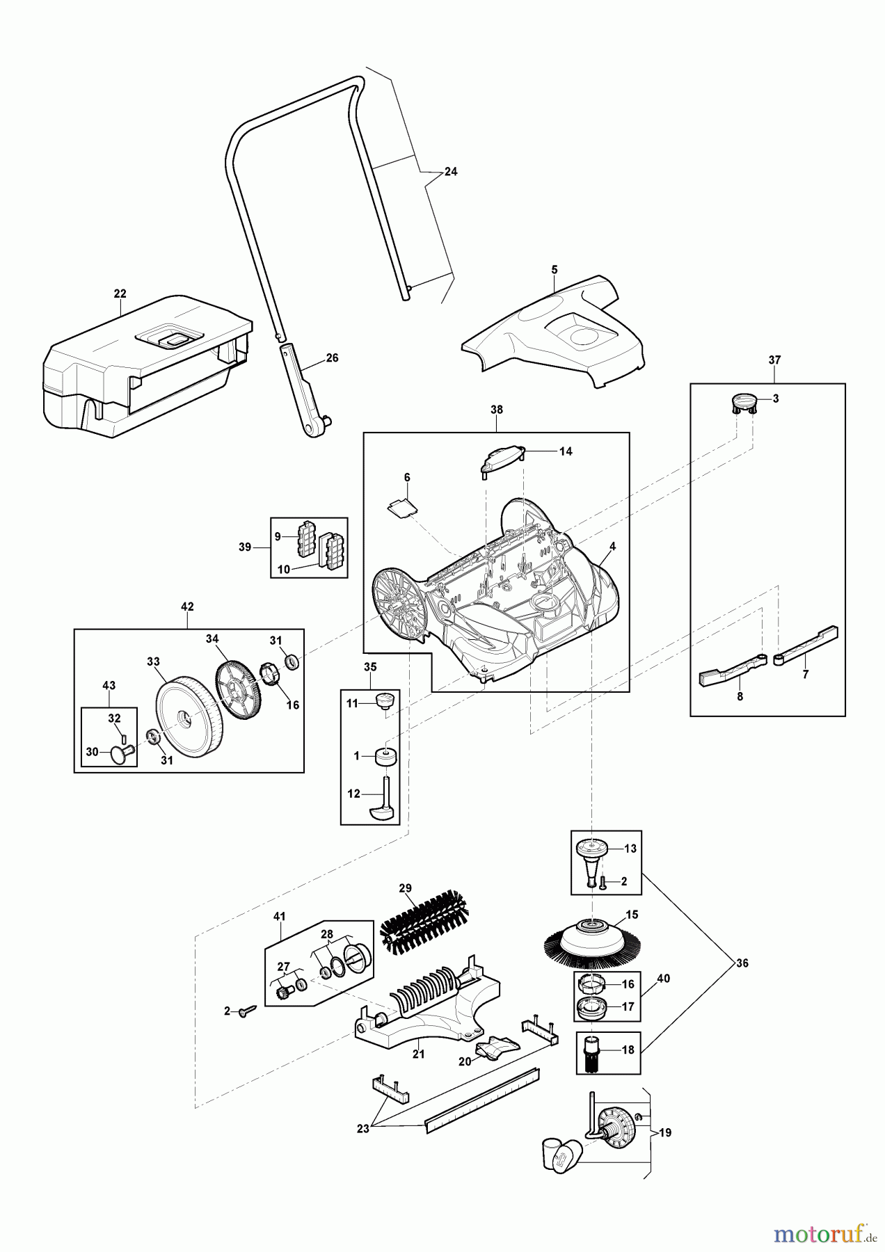 Stiga Kehrmaschinen Baujahr 2024 SWP 577 (2024) 2W0775012/ST1 Hand Push Sweeper