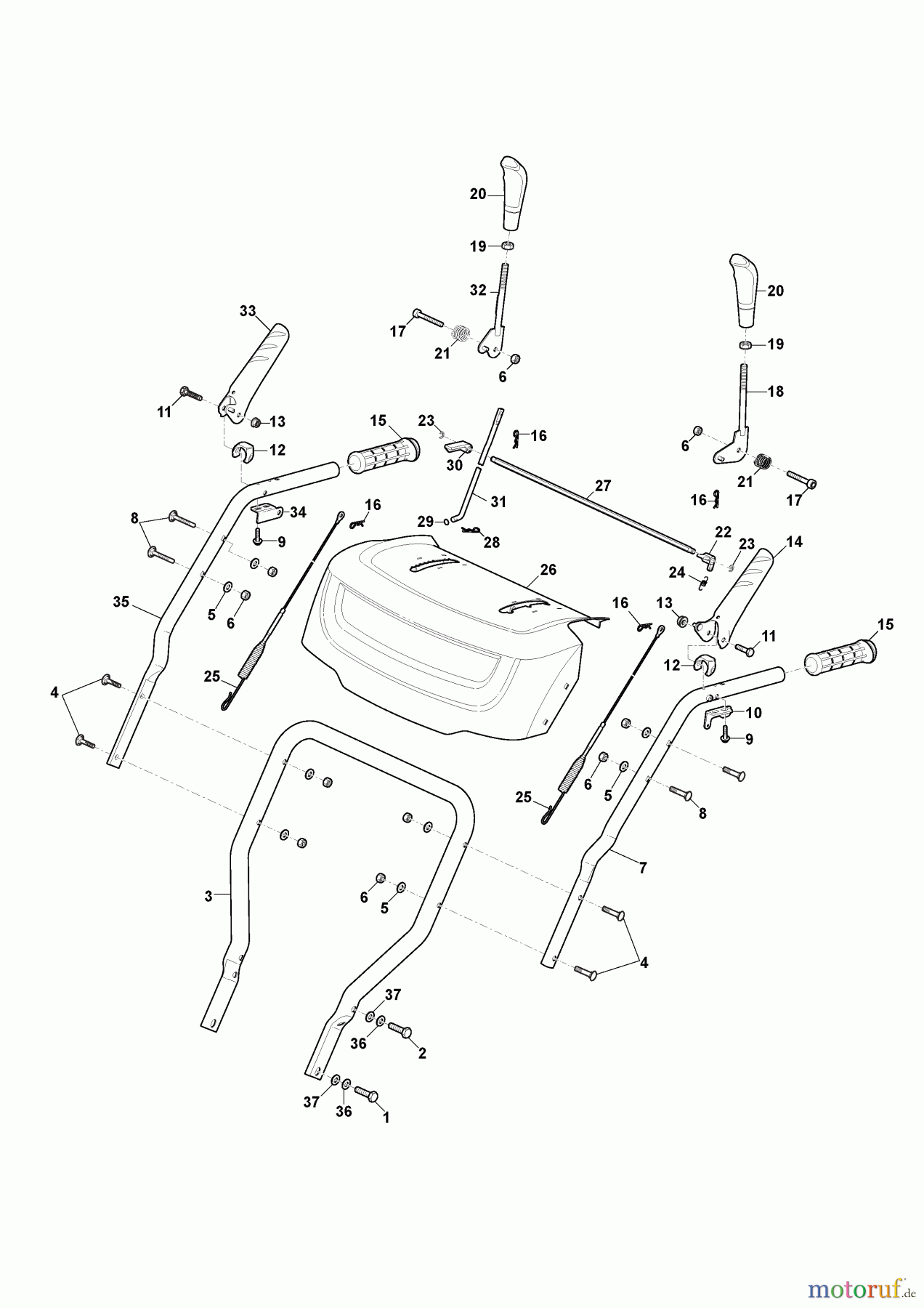 Stiga Kehrmaschinen Baujahr 2024 SWS 600 G (2024) 219602532/S17 Holm
