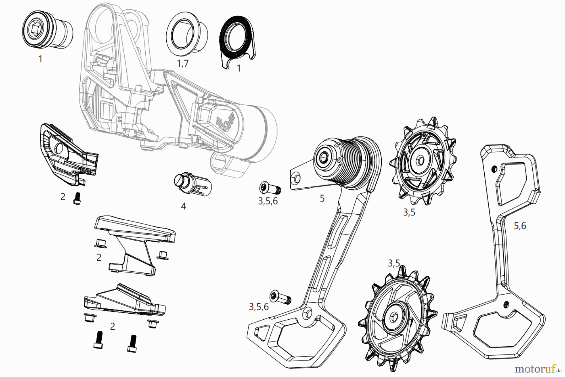 Sram Sram XX / X0 EAGLE TRANSMISSION REAR DERAILLEUR