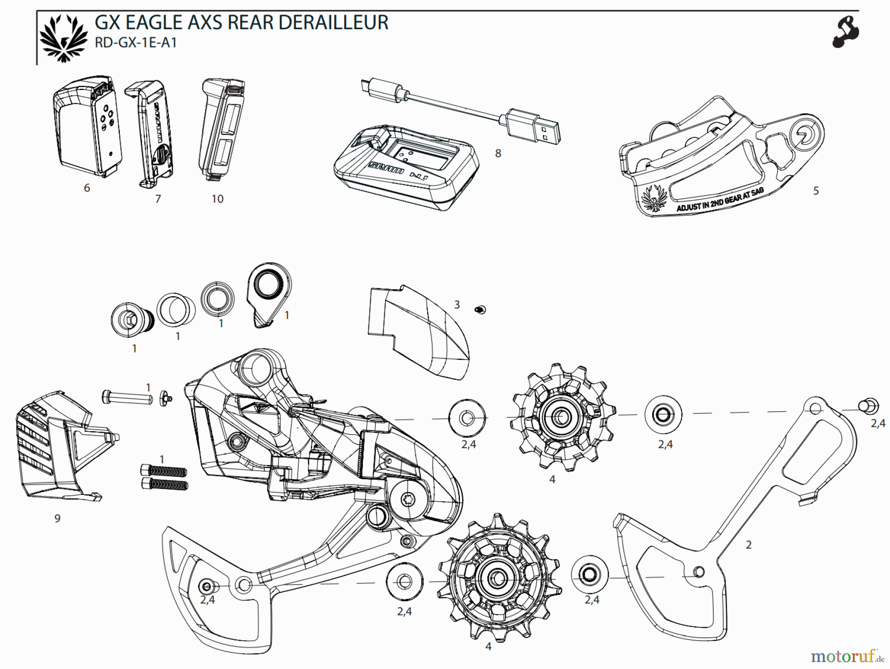 Sram Sram GX EAGLE AXS REAR DERAILLEUR