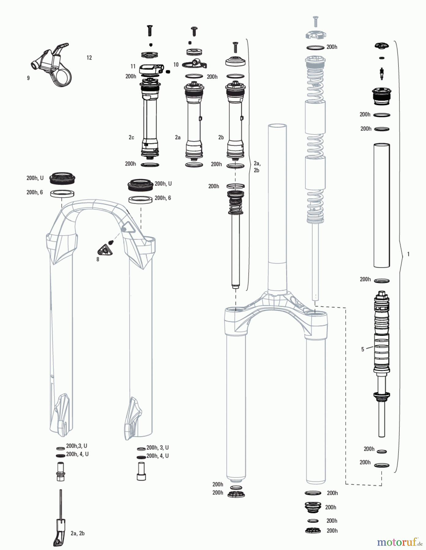 Sram RockShox 30 SILVER A3-A5 (2017+)