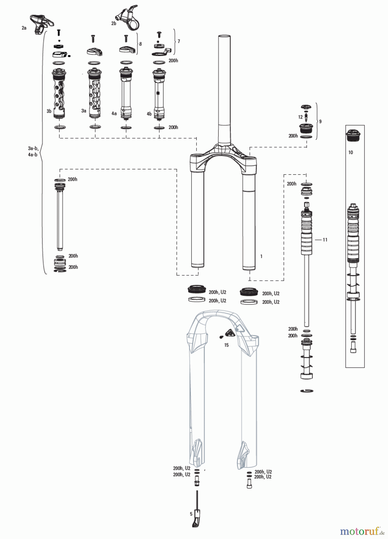  Sram RockShox 30 GOLD TK/RL A1-A2 (2016-2021)