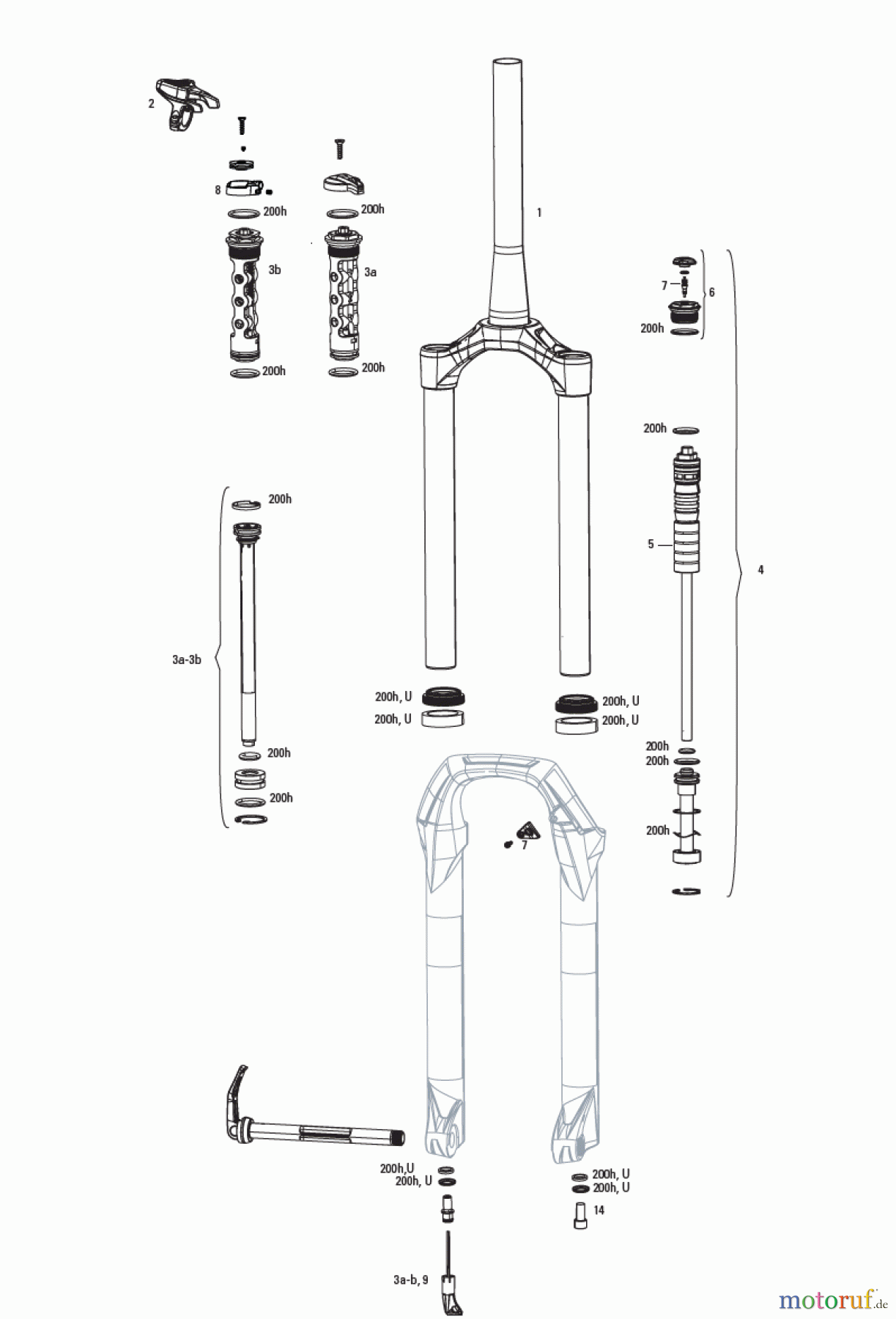  Sram RockShox JUDY GOLD RL A1-A3 (2018+)