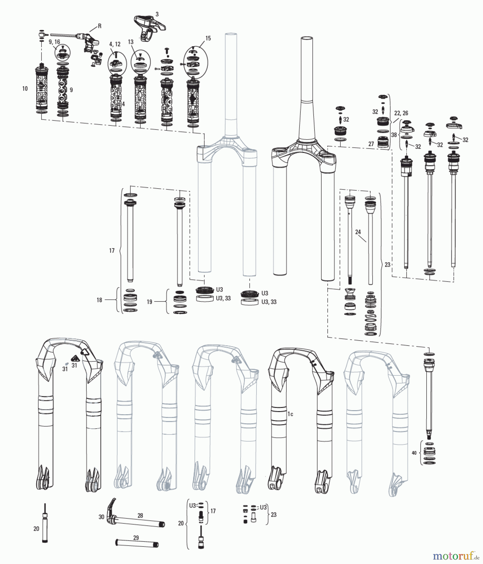 Sram RockShox REVELATION 32mm A1-A7 (2010-2017)
