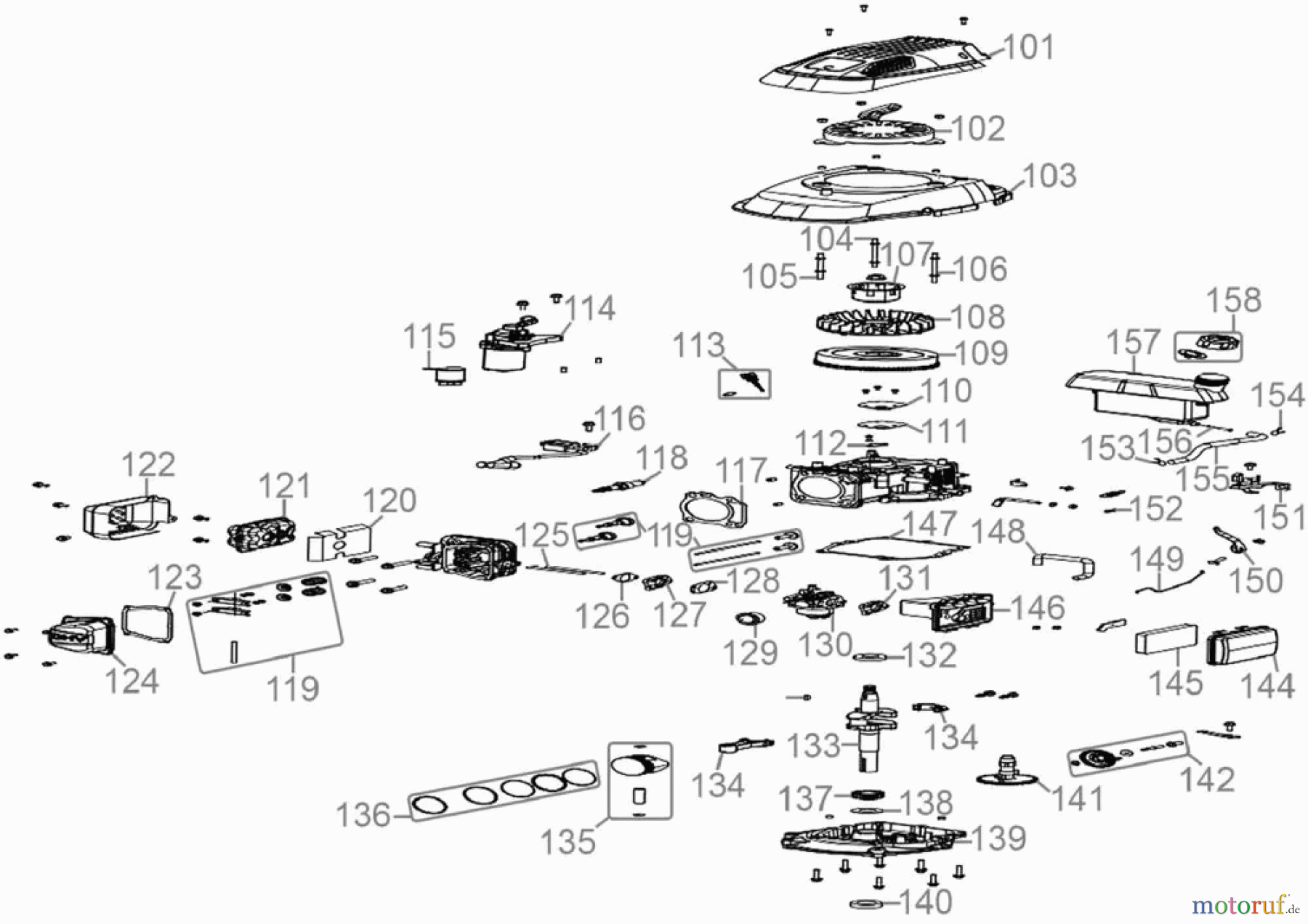 Güde Gartentechnik Rasenmäher Benzin-Rasenmäher Schnittbreite bis 50 cm Rasenmäher ECO WHEELER 464.4 R LI-ES Art.-Nr.: 95461 FSL95461-01 Seite 2