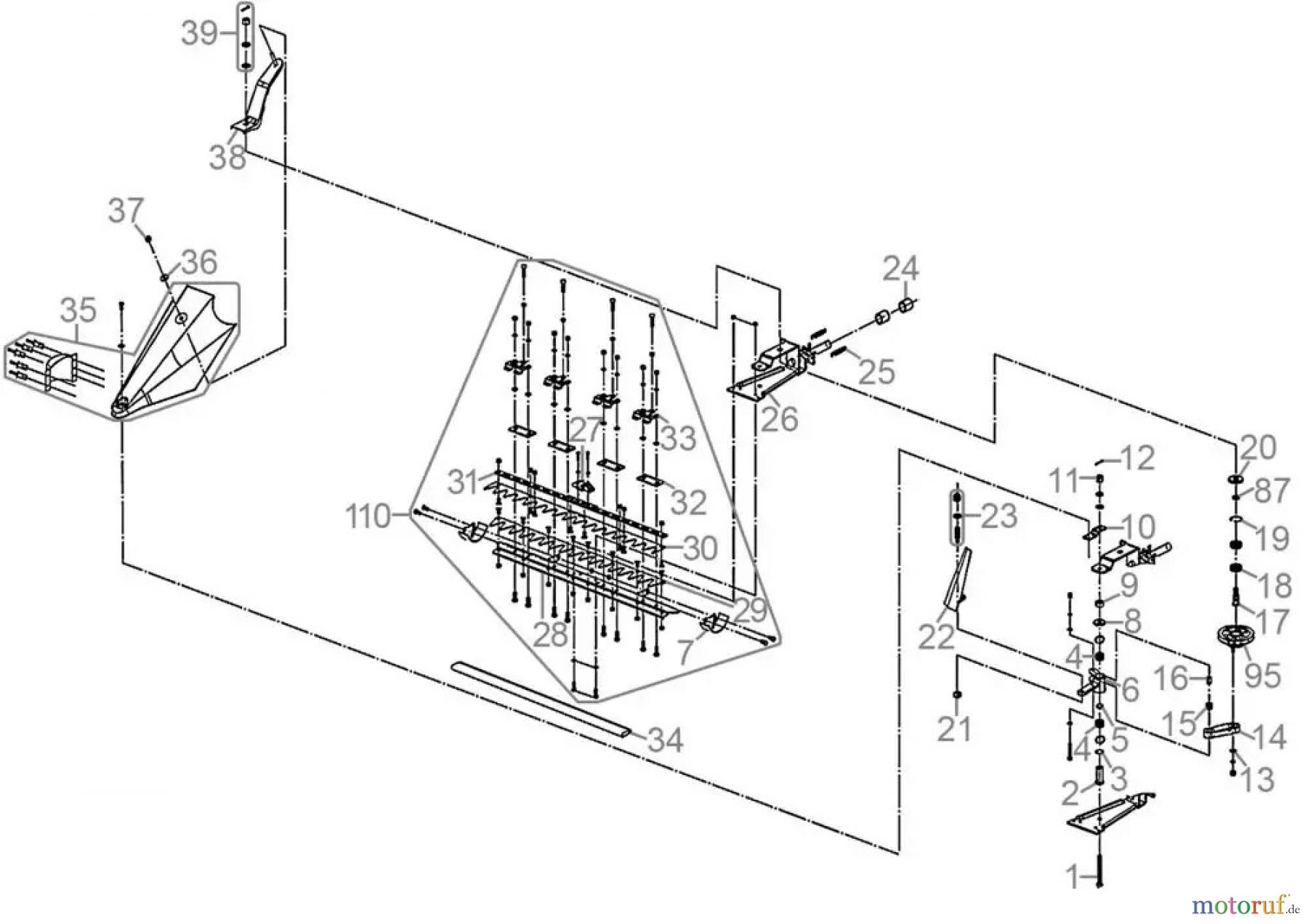 Güde Gartentechnik Rasenmäher Benzin-Rasenmäher Schnittbreite ab 50 cm Balkenmäher GBM 87.1 Art.-Nr.: 95456 FSL95456-01 Seite 1