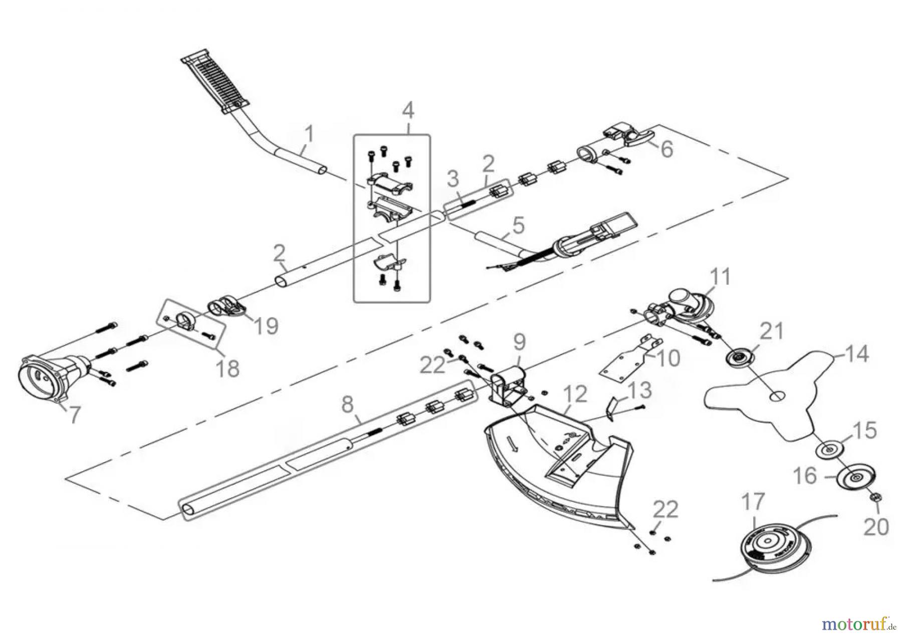 Güde Gartentechnik Freischneider Benzin-Freischneider Freischneider 4-Takt GFS 31.1 Art.-Nr.: 95213 FSL95213-01 Seite 1