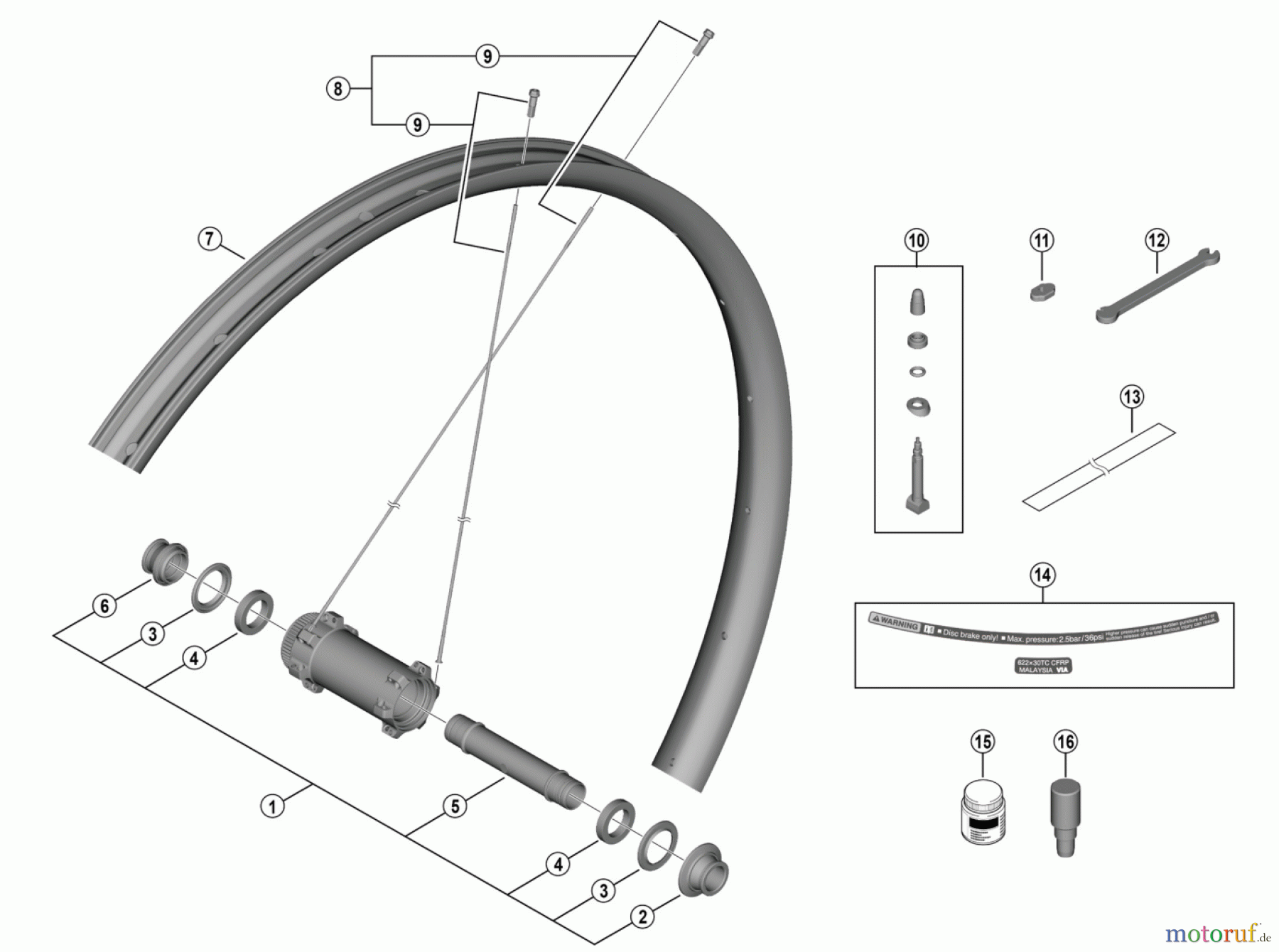 Shimano WH Wheels - Laufräder WH-M9200-TL-F15-B-29 -5122