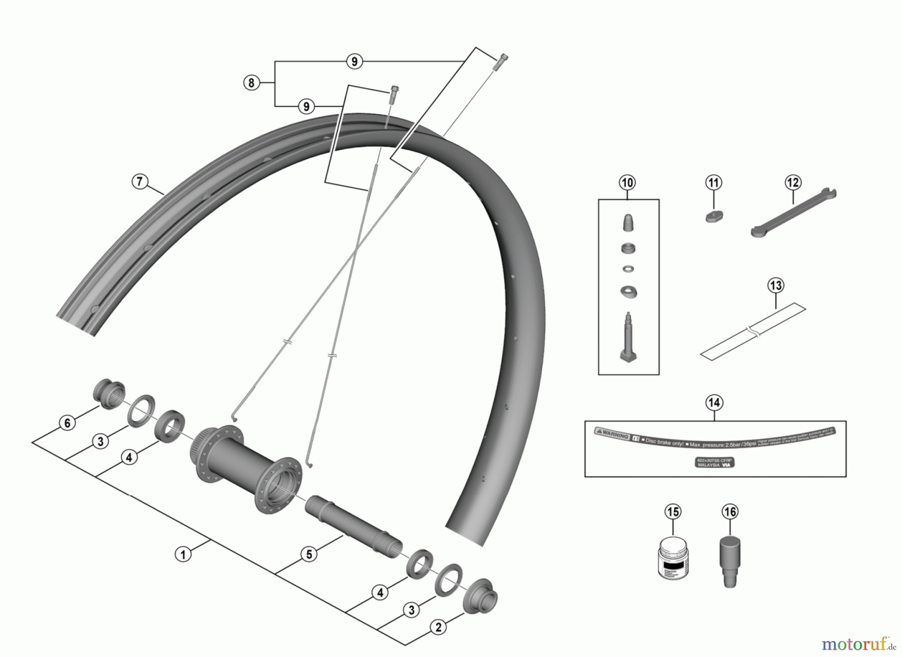 Shimano WH Wheels - Laufräder WH-M9220-TL-F15-B-29 -5124