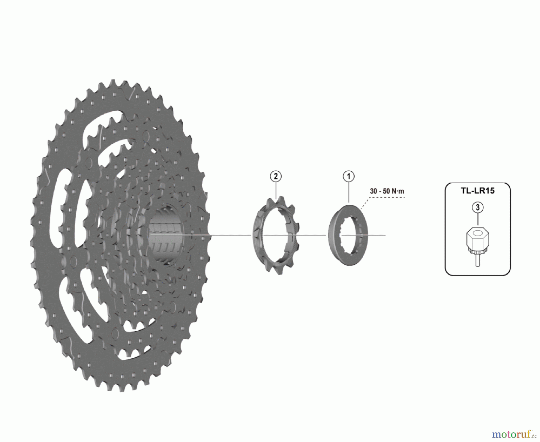 Shimano CS Cassette / Zahnkranz CS-HG300-8