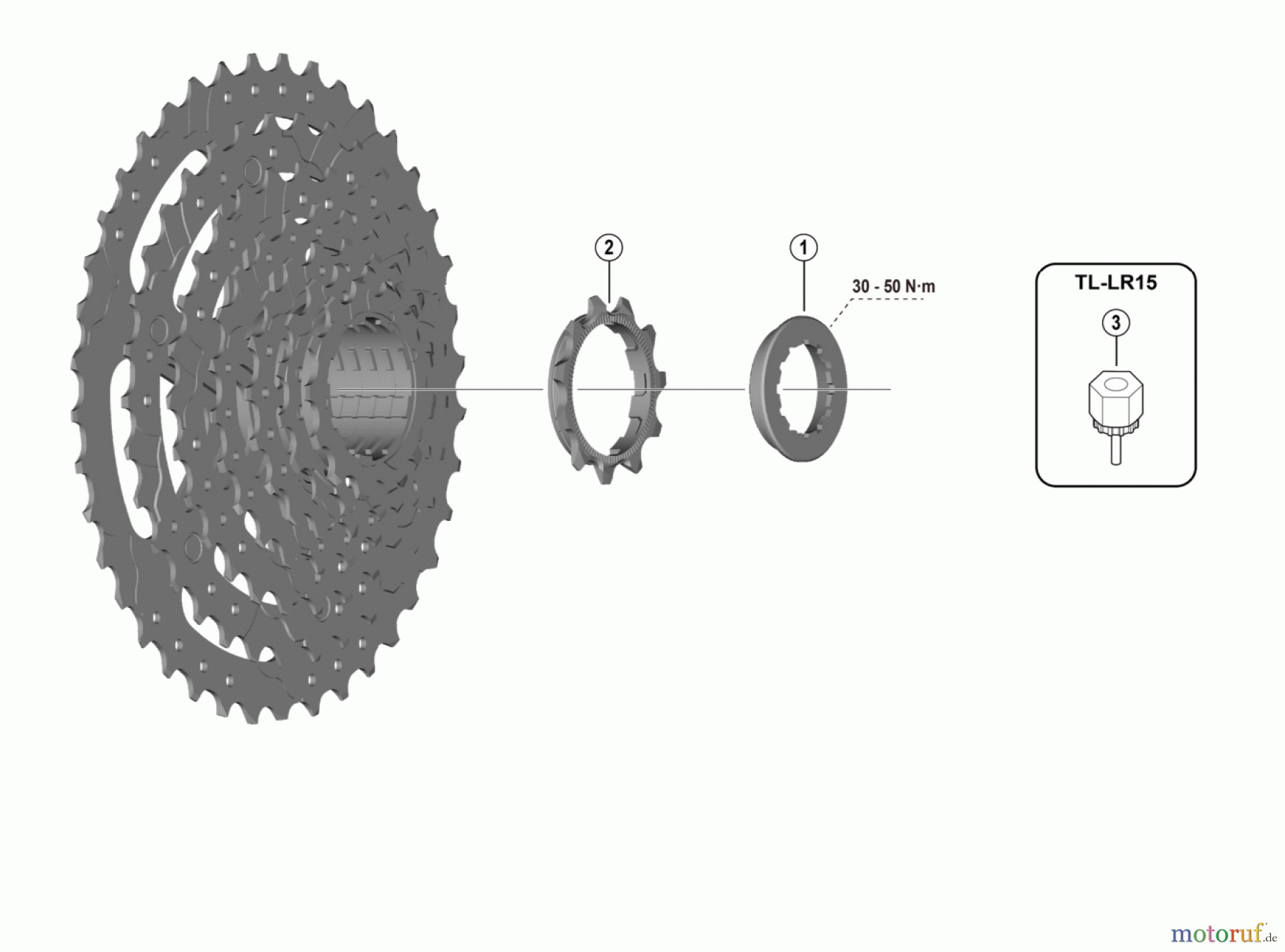 Shimano CS Cassette / Zahnkranz CS-HG400-7